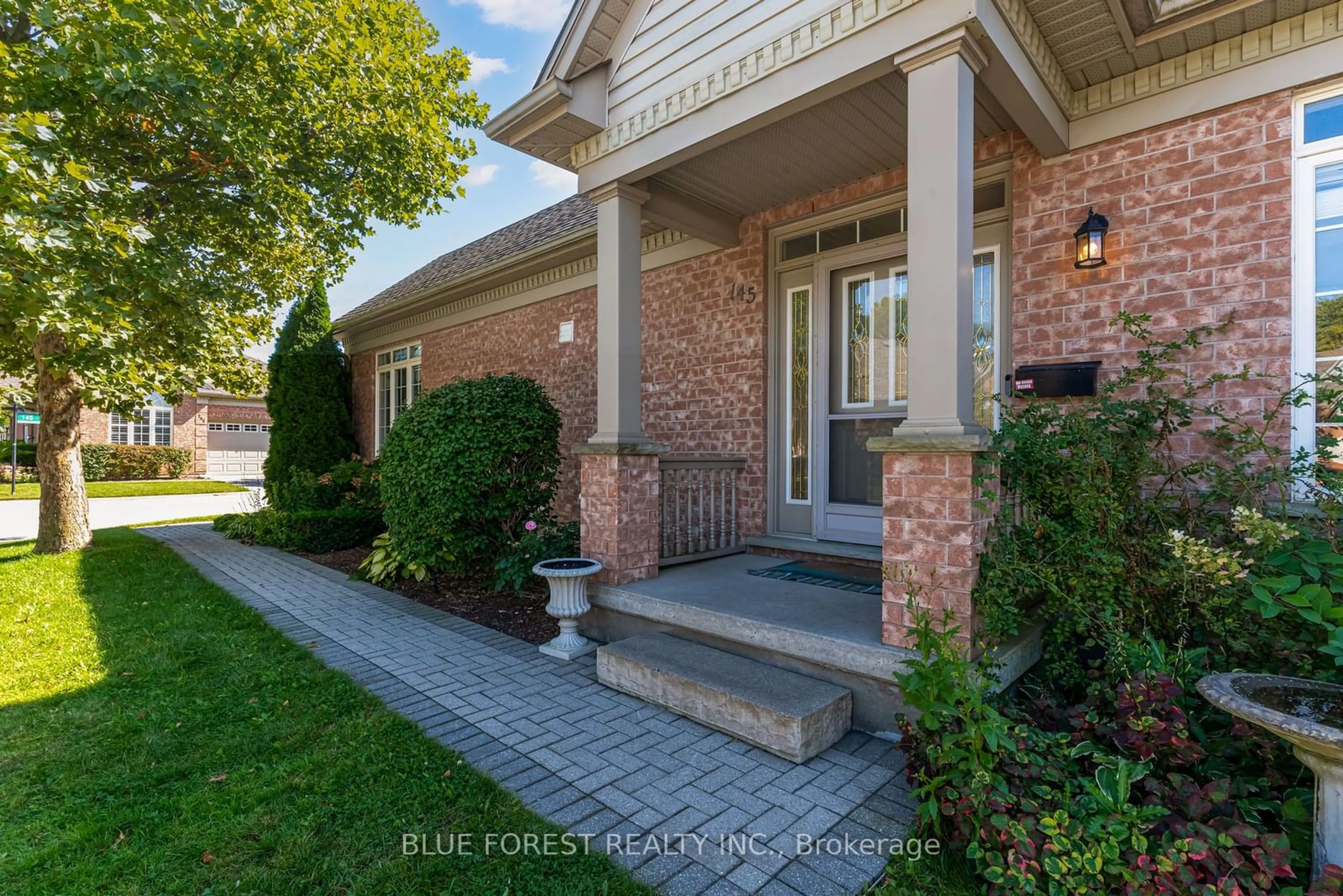 Home with brick exterior material, street for 2025 Meadowgate Blvd #145, London Ontario N6M 1K9