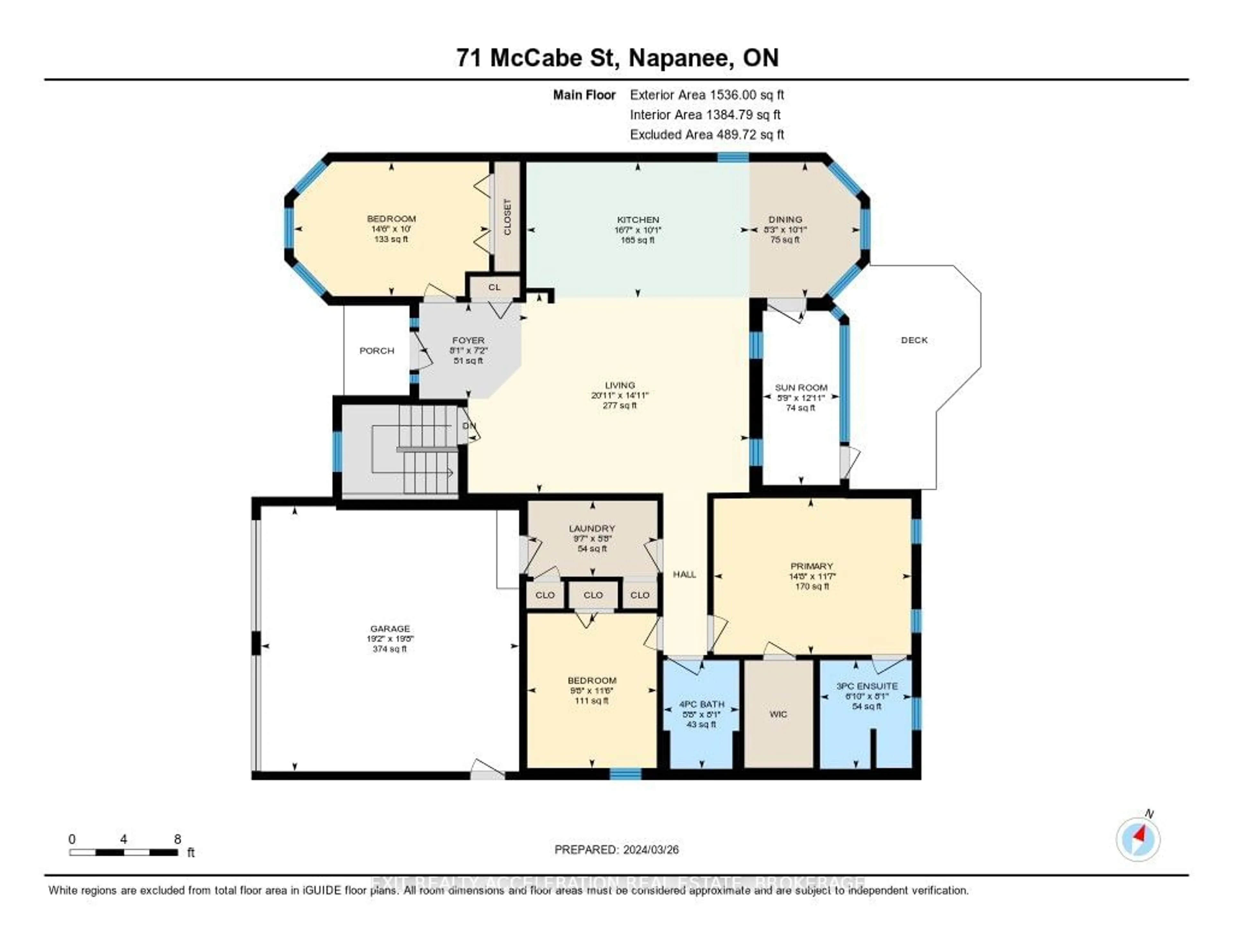 Floor plan for 71 MCCABE STREET, Greater Napanee Ontario K7R 0A5