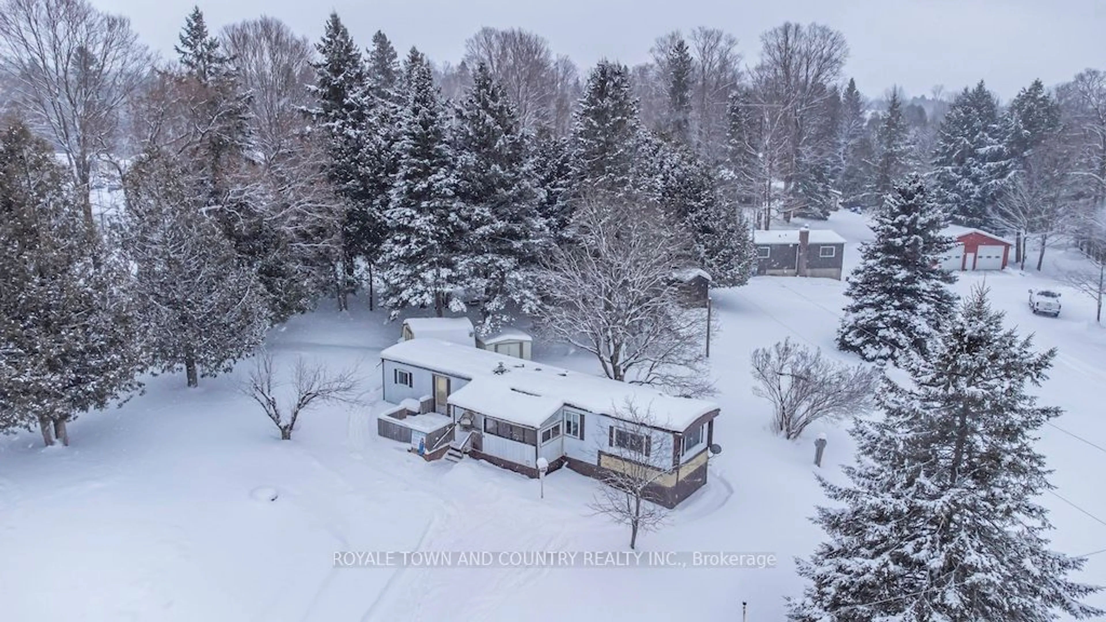 A pic from outside/outdoor area/front of a property/back of a property/a pic from drone, unknown for 9 Marlene Dr, Kawartha Lakes Ontario L0B 1K0