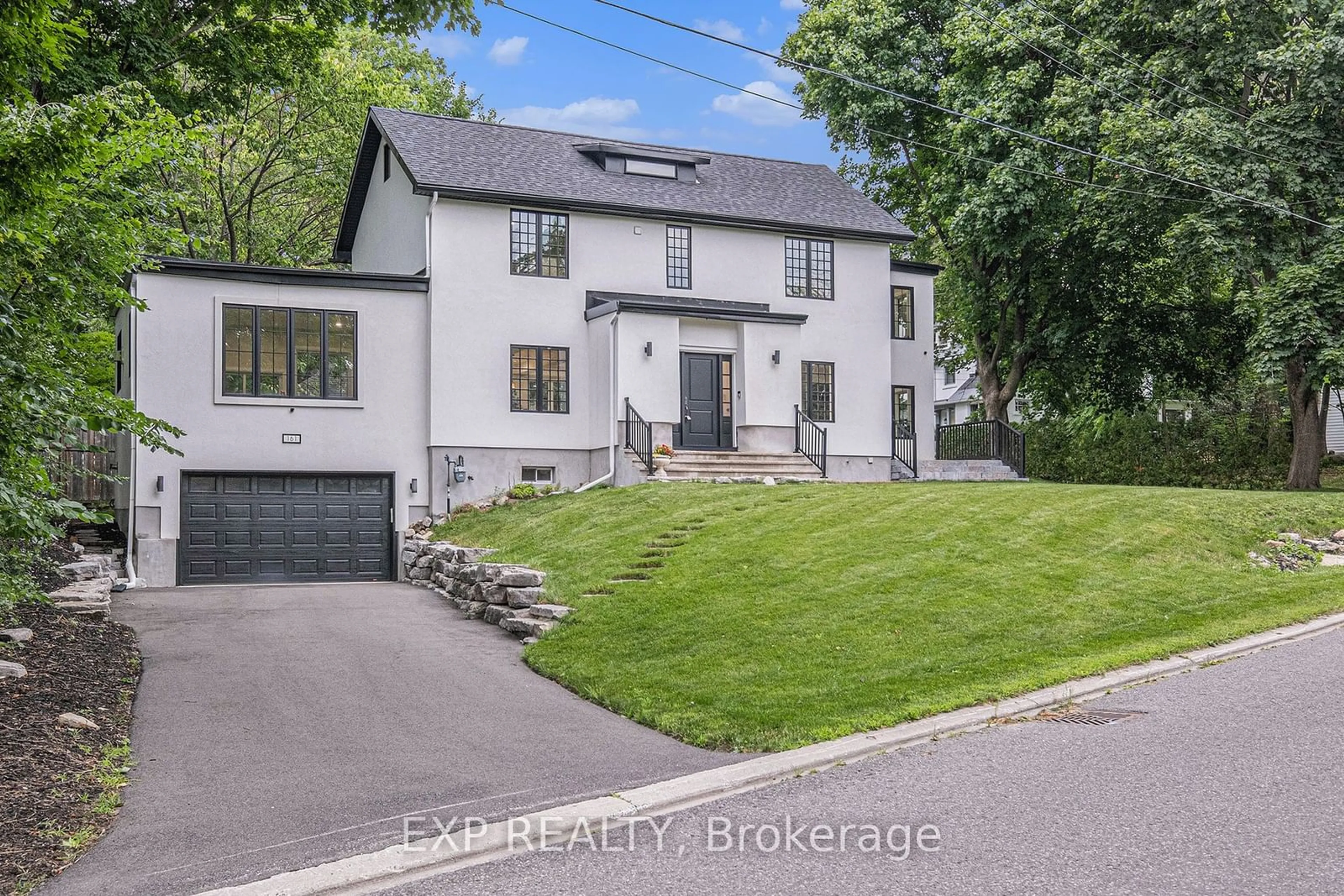 A pic from outside/outdoor area/front of a property/back of a property/a pic from drone, street for 161 Maple Lane, Rockcliffe Park Ontario K1M 1G4