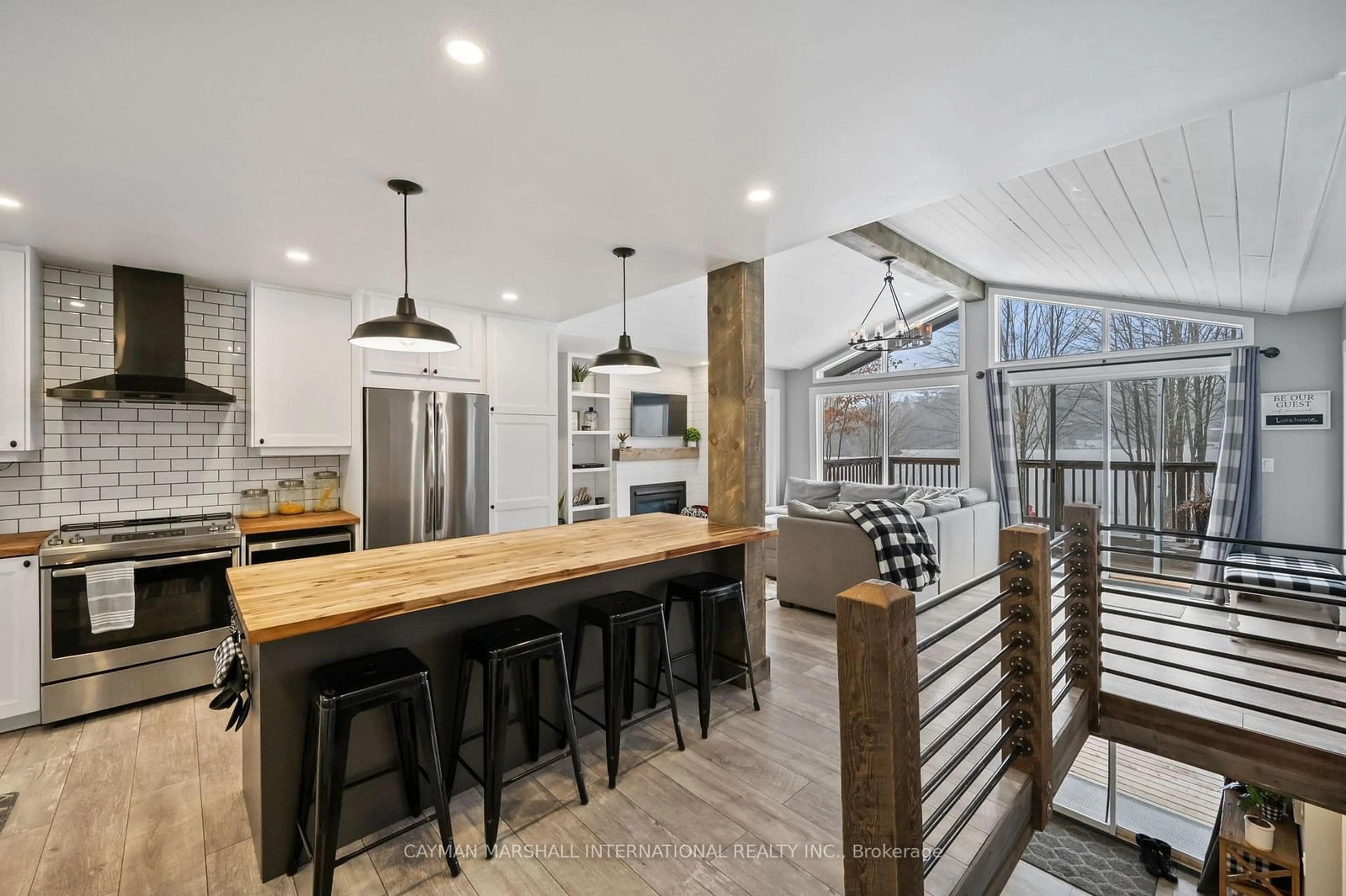 Open concept kitchen, unknown for 371 Skene Rd, Marmora and Lake Ontario K0L 1W0