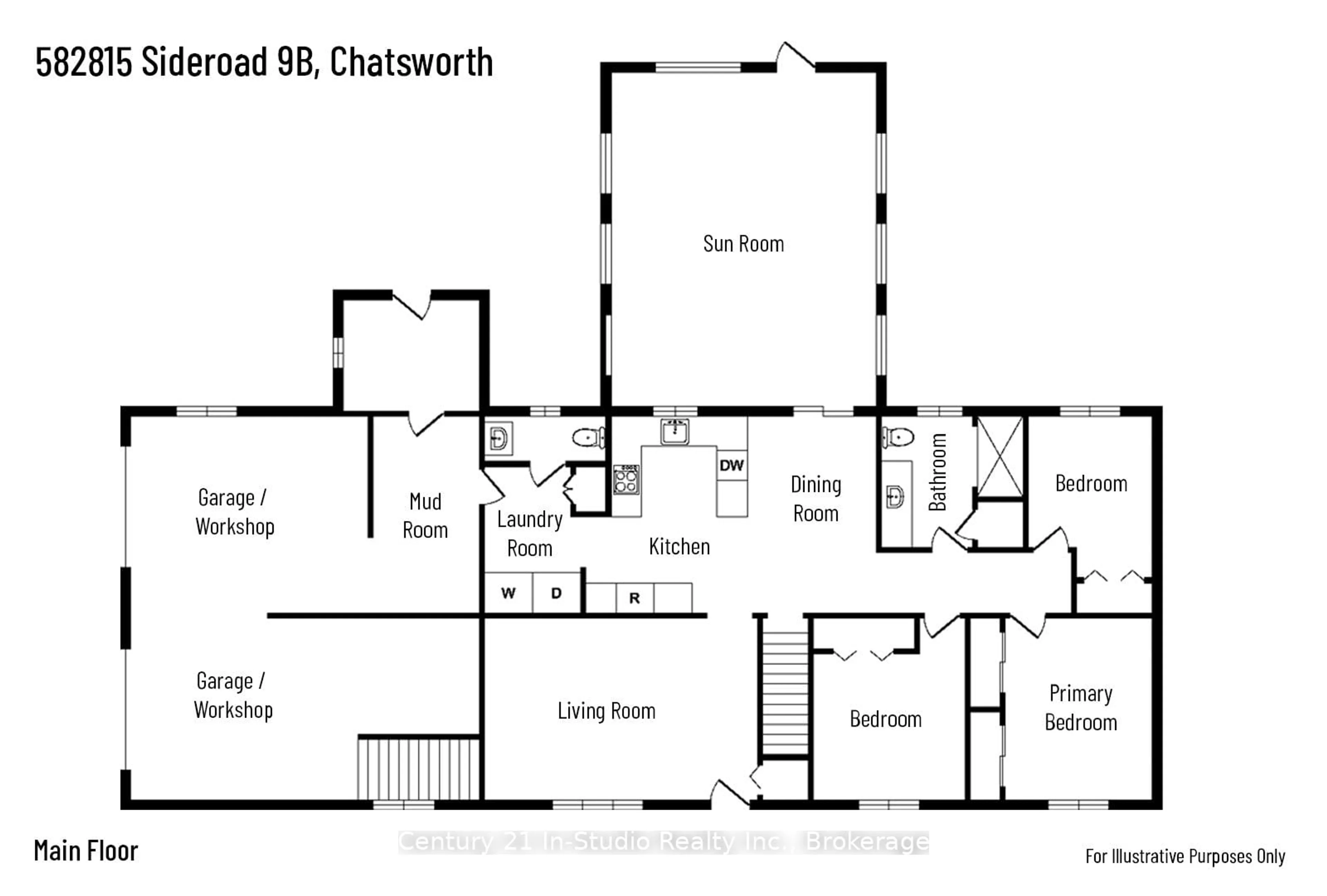 Floor plan for 582815 Sideroad 9B, Chatsworth Ontario N0H 2V0