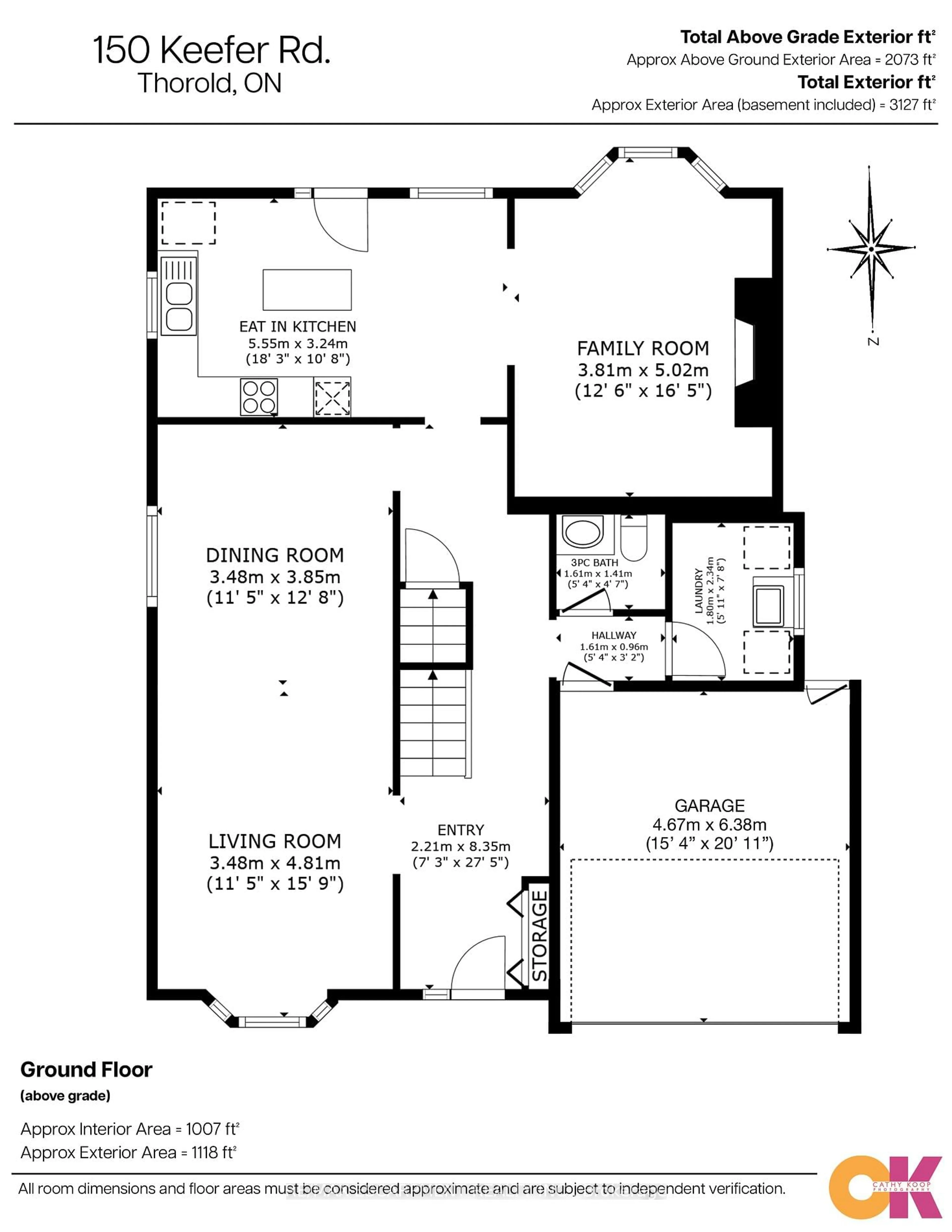 Floor plan for 150 Keefer Rd, Thorold Ontario L2V 4N9