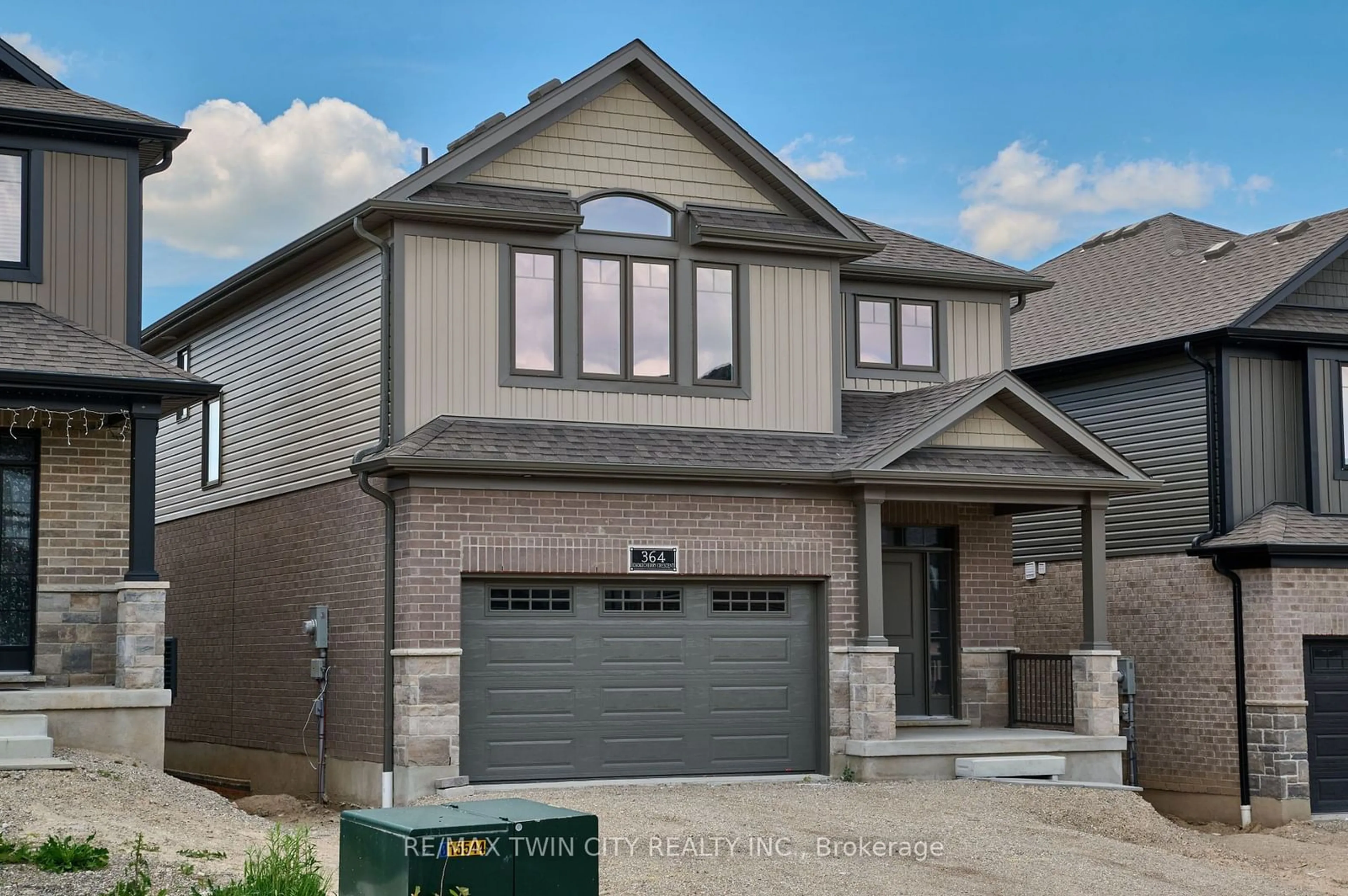 Home with brick exterior material, street for 364 Chokecherry Cres, Waterloo Ontario N2V 0H1