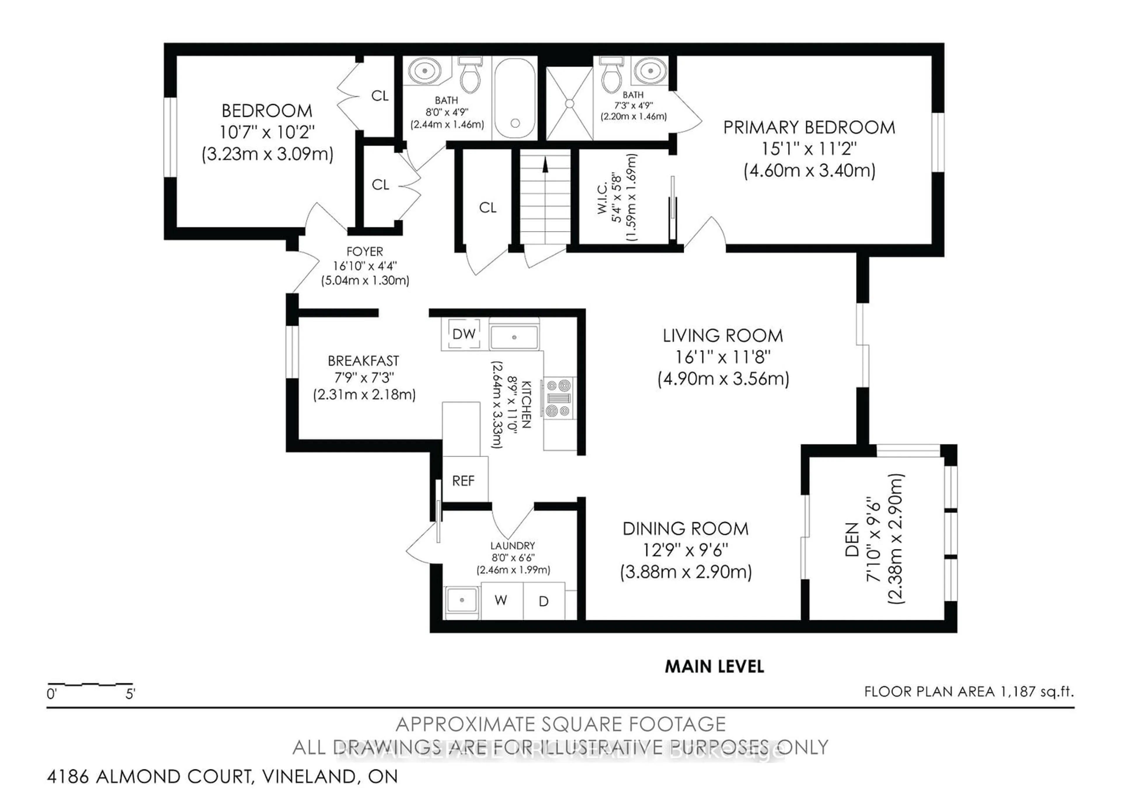 Floor plan for 4186 Almond Crt #5, Lincoln Ontario L0R 2C0