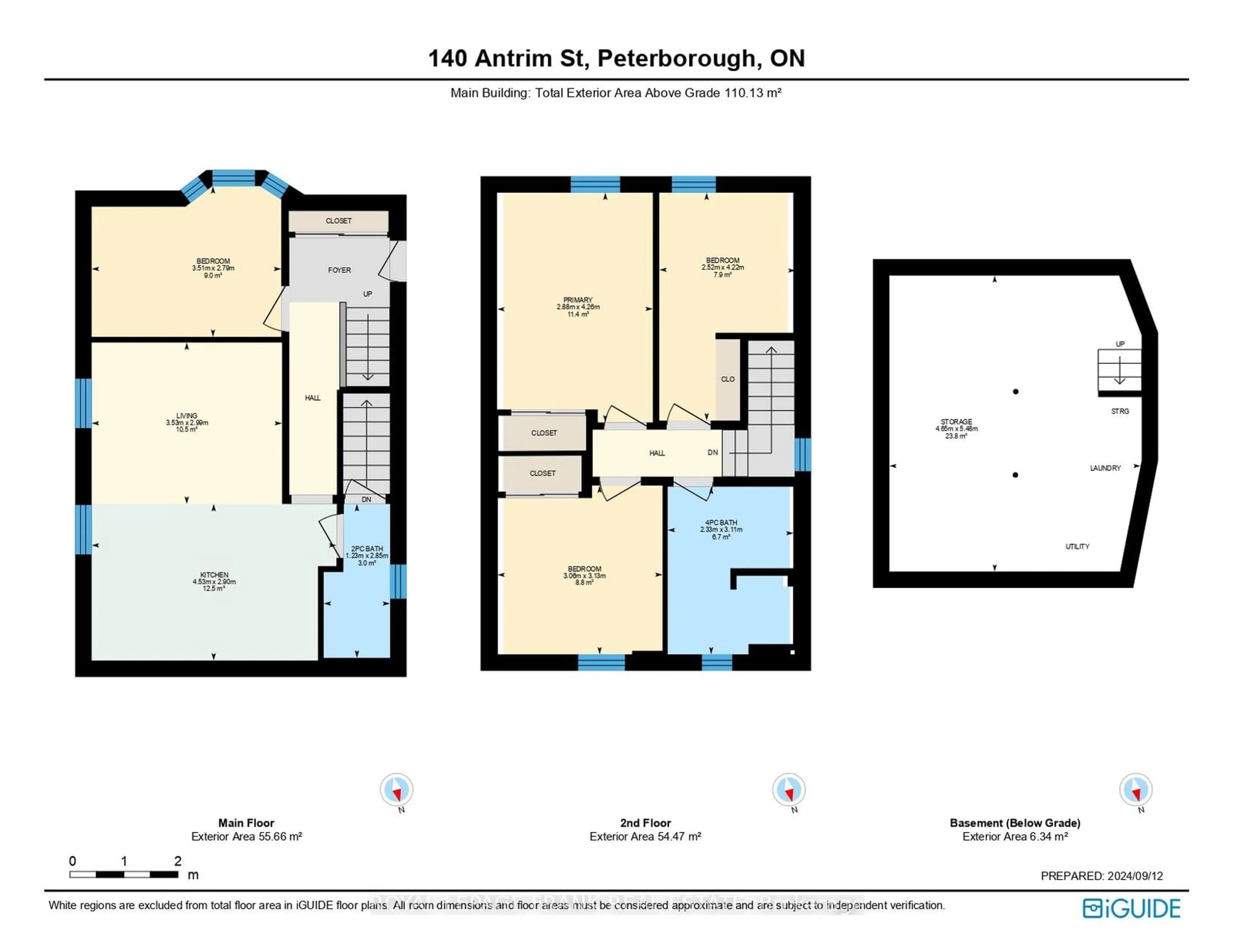 Floor plan for 140 Antrim St, Peterborough Ontario K9H 3G3