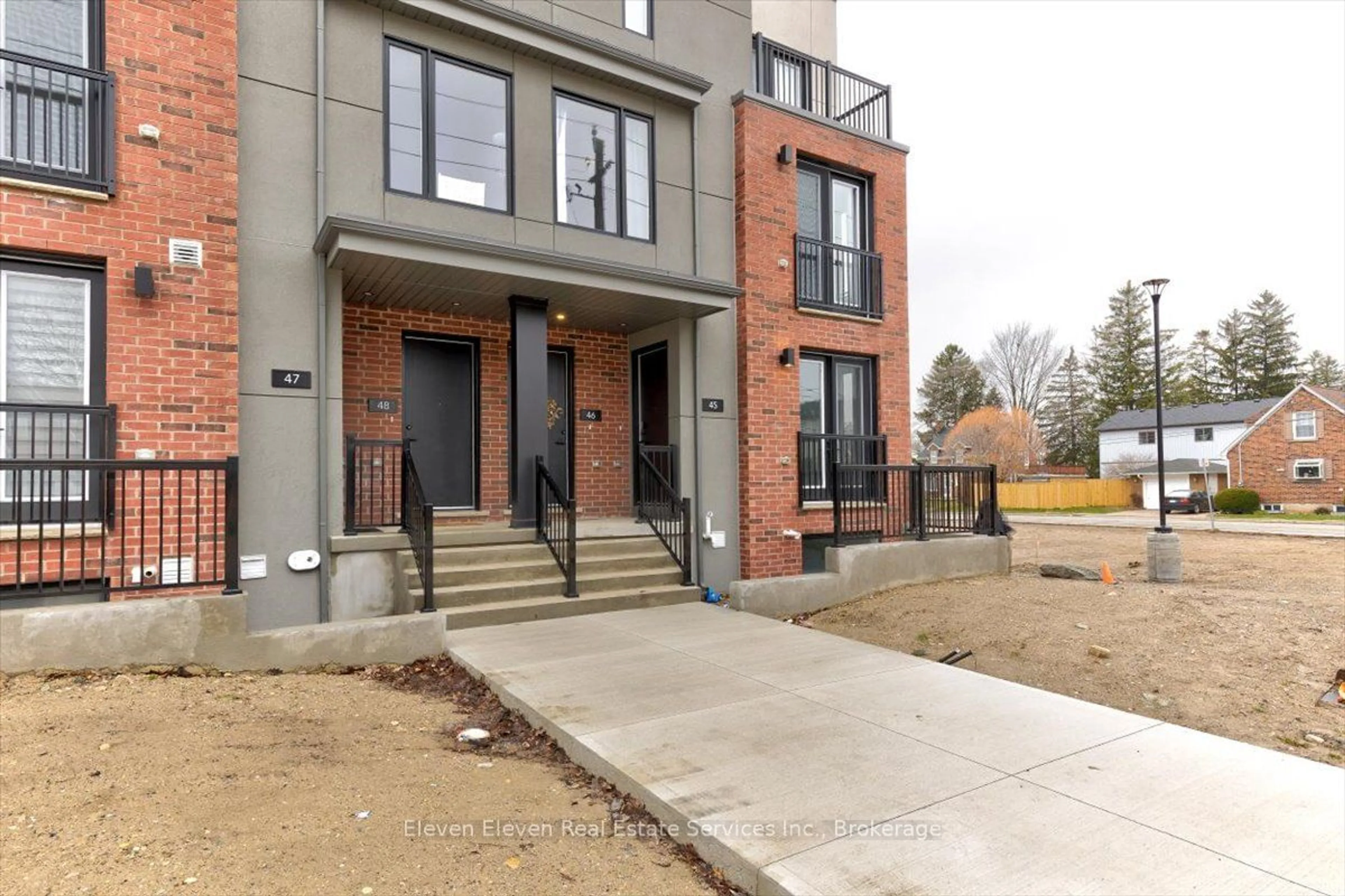 Home with brick exterior material, street for 99 Roger St #45, Waterloo Ontario N2J 0J1