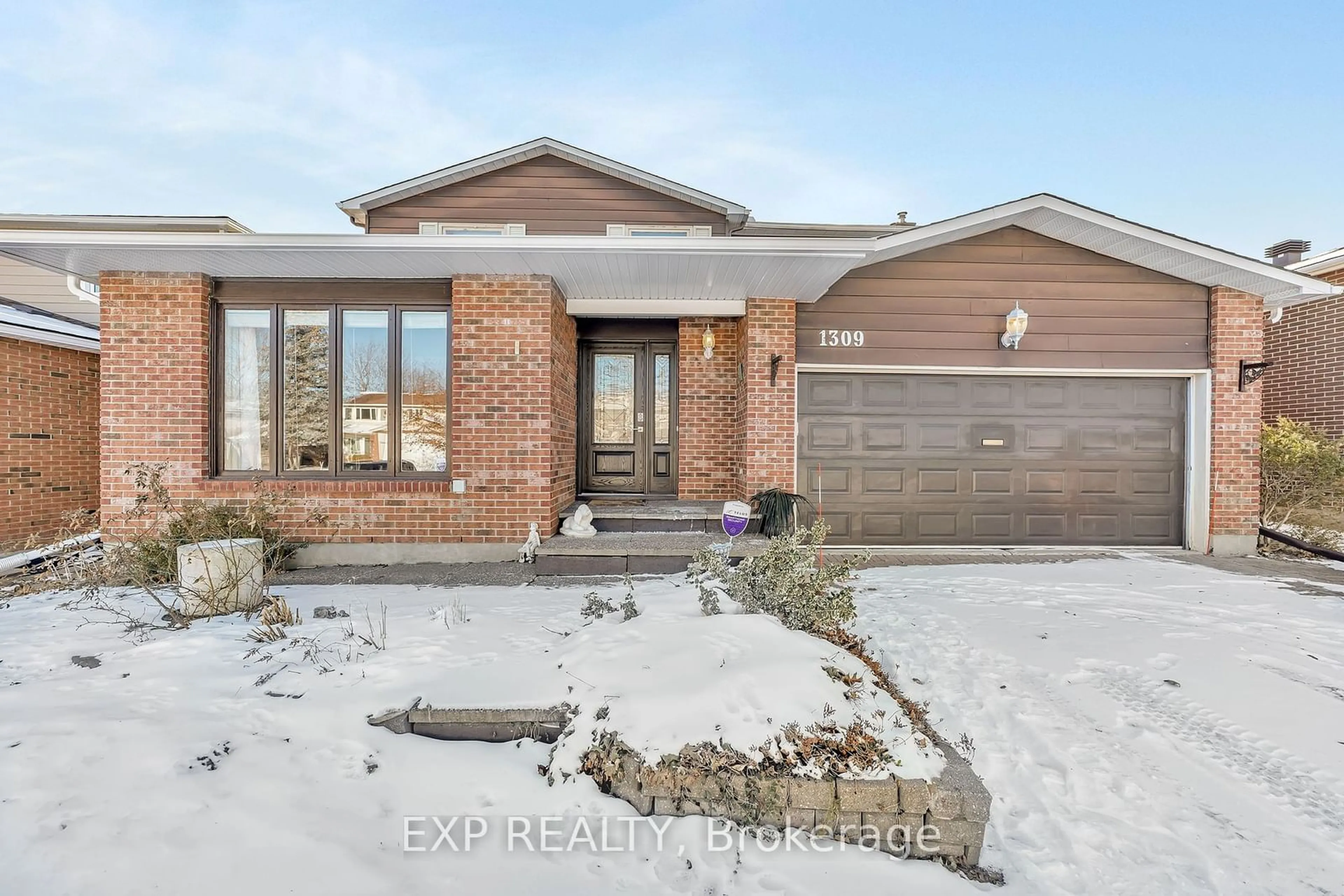 Home with brick exterior material, street for 1309 Plante Dr, Hunt Club - Windsor Park Village and Area Ontario K1V 9Z8