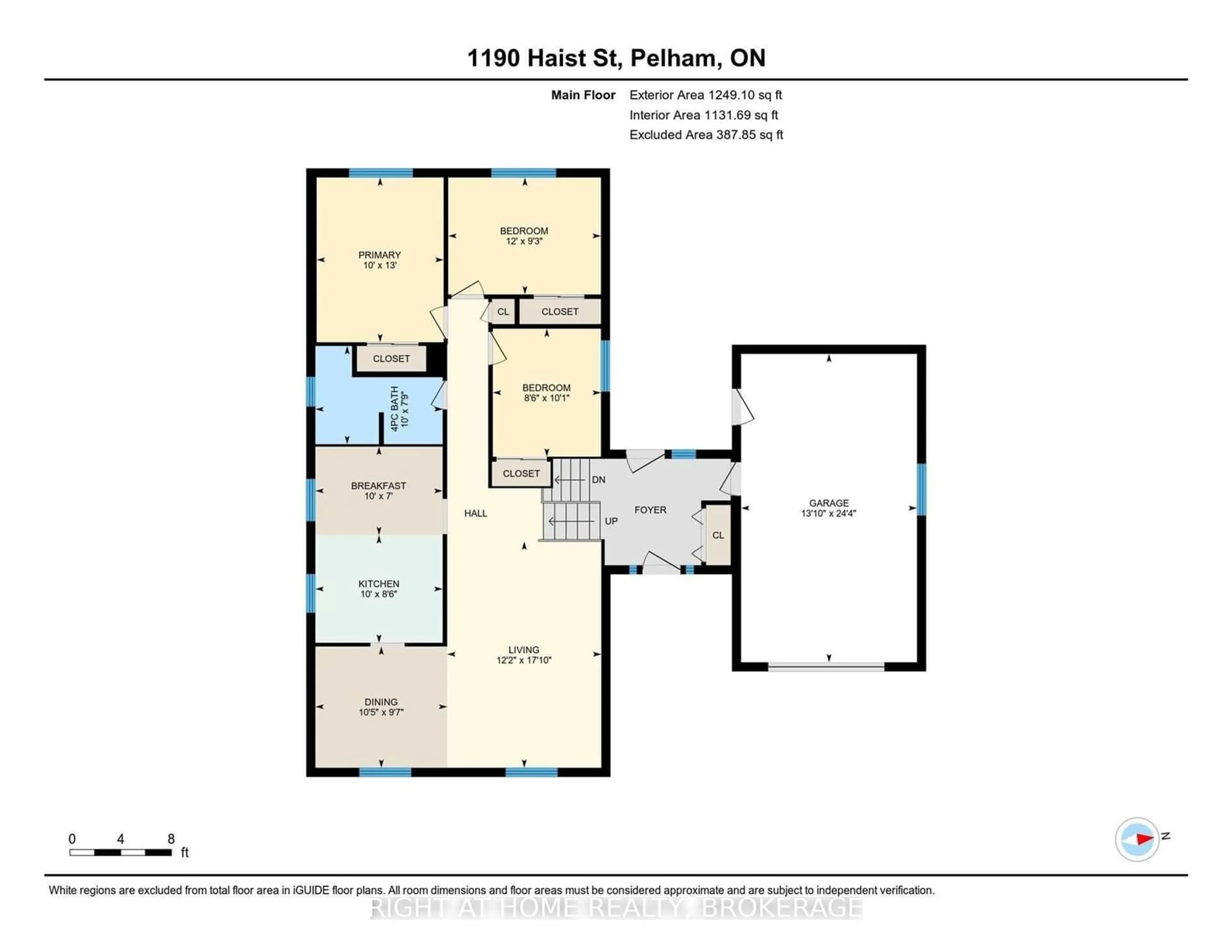 Floor plan for 1190 HAIST St, Pelham Ontario L0S 1E2