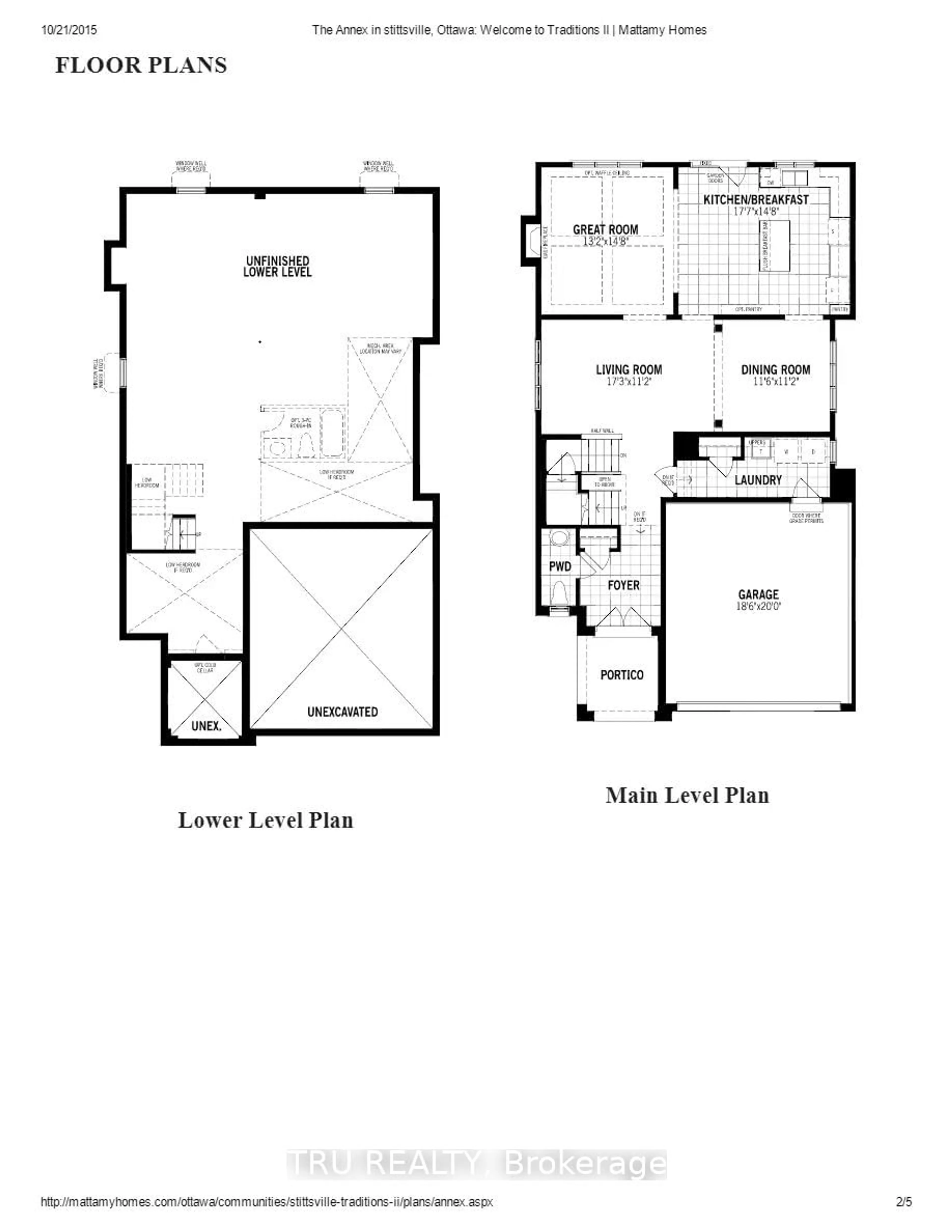 Floor plan for 589 Parade Dr, Stittsville - Munster - Richmond Ontario K2S 0Y3