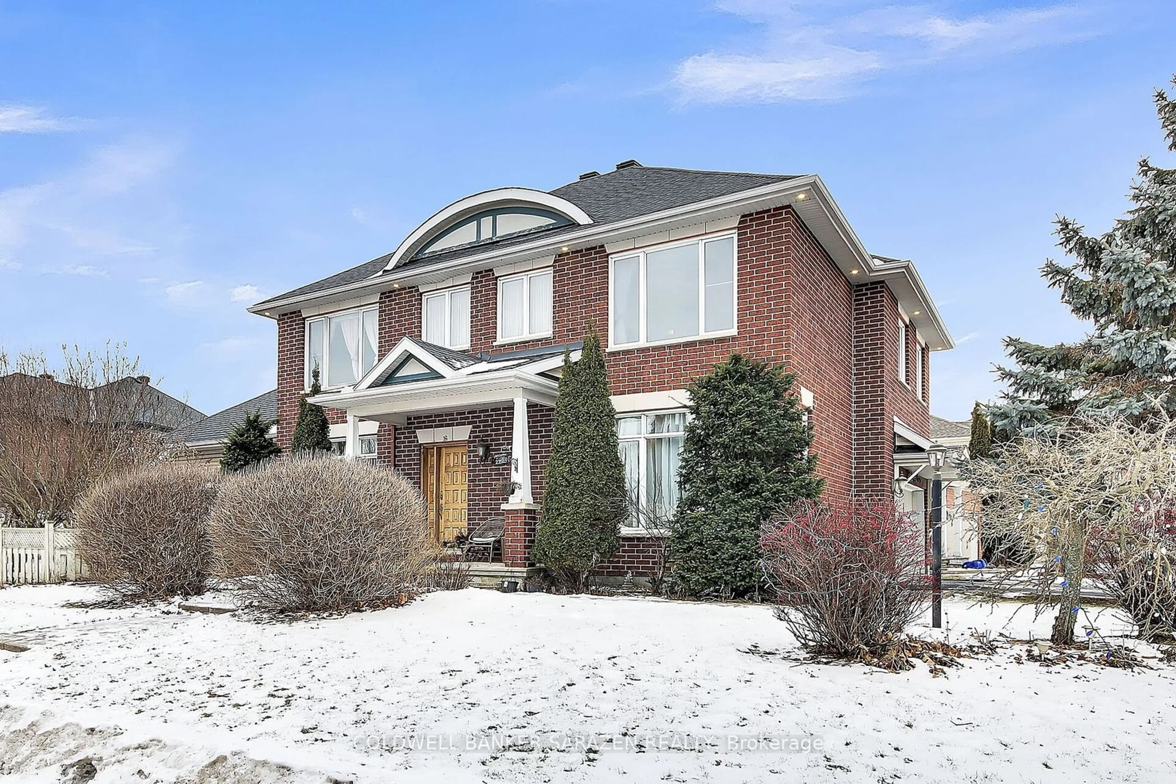 Home with brick exterior material, street for 235 Stoneway Dr, Barrhaven Ontario K2G 6N9