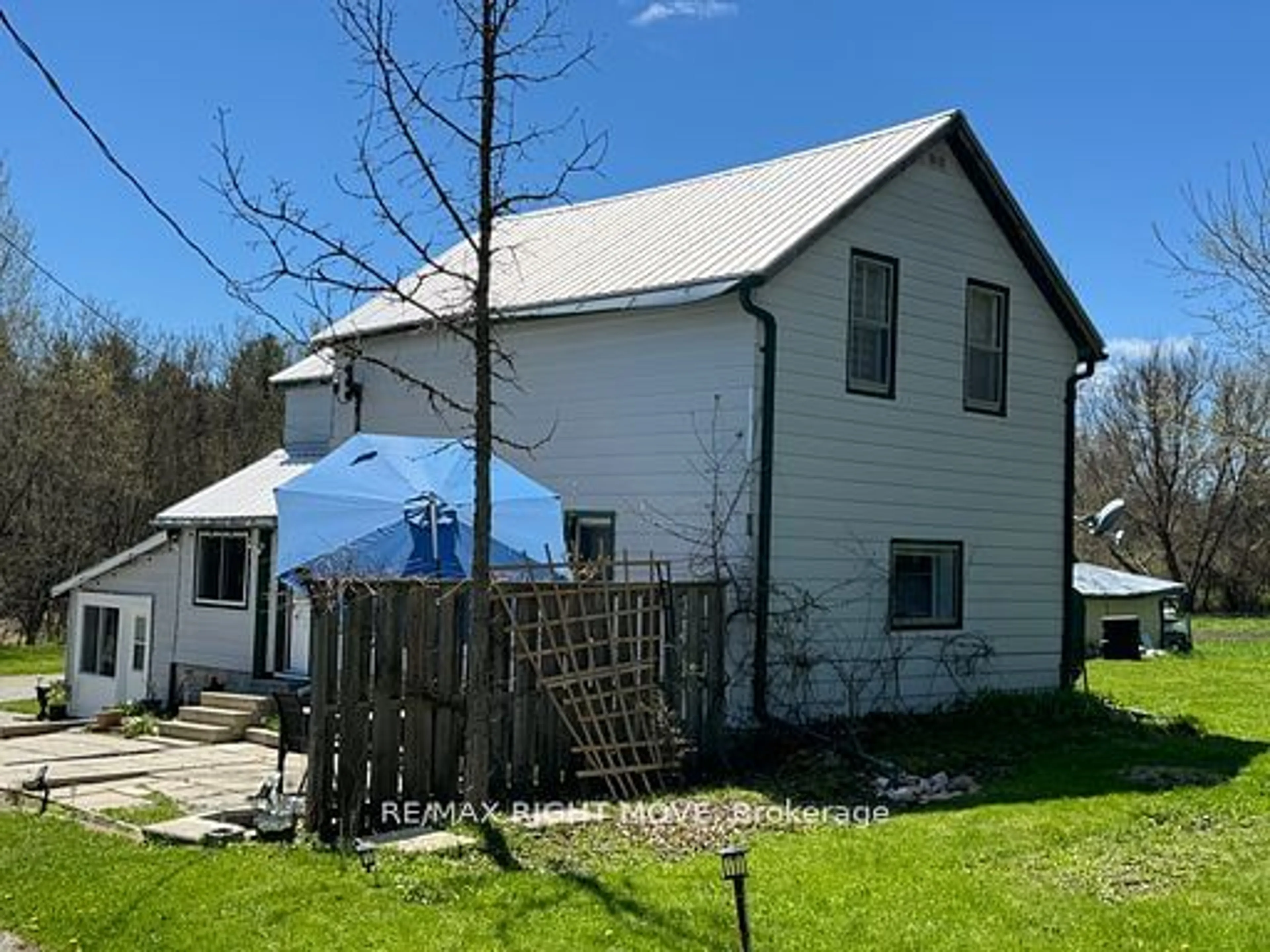 A pic from outside/outdoor area/front of a property/back of a property/a pic from drone, building for 2894 County Road 48 Rd, Kawartha Lakes Ontario K0M 1K0