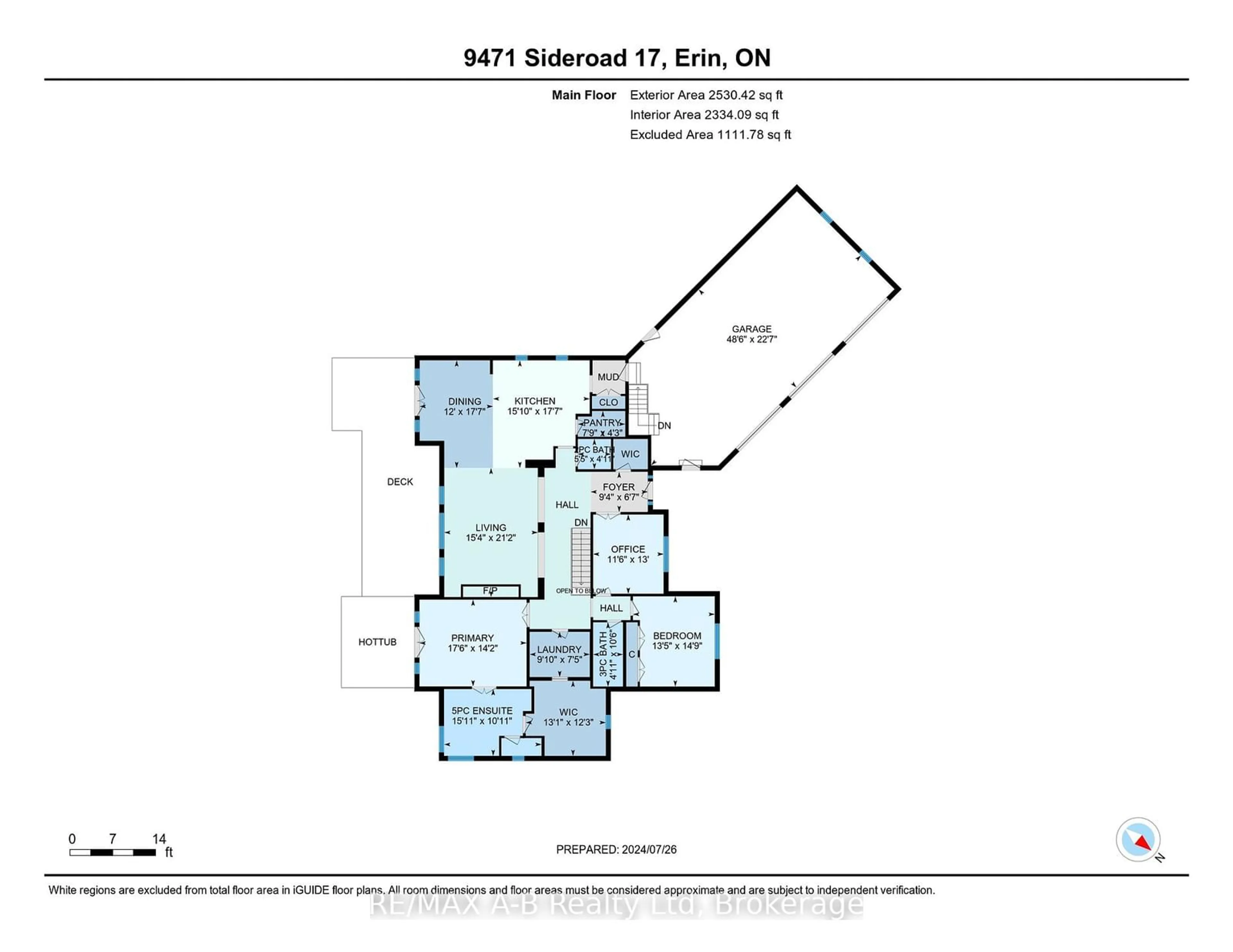 Floor plan for 9471 Sideroad 17 Rd, Erin Ontario N0B 1Z0