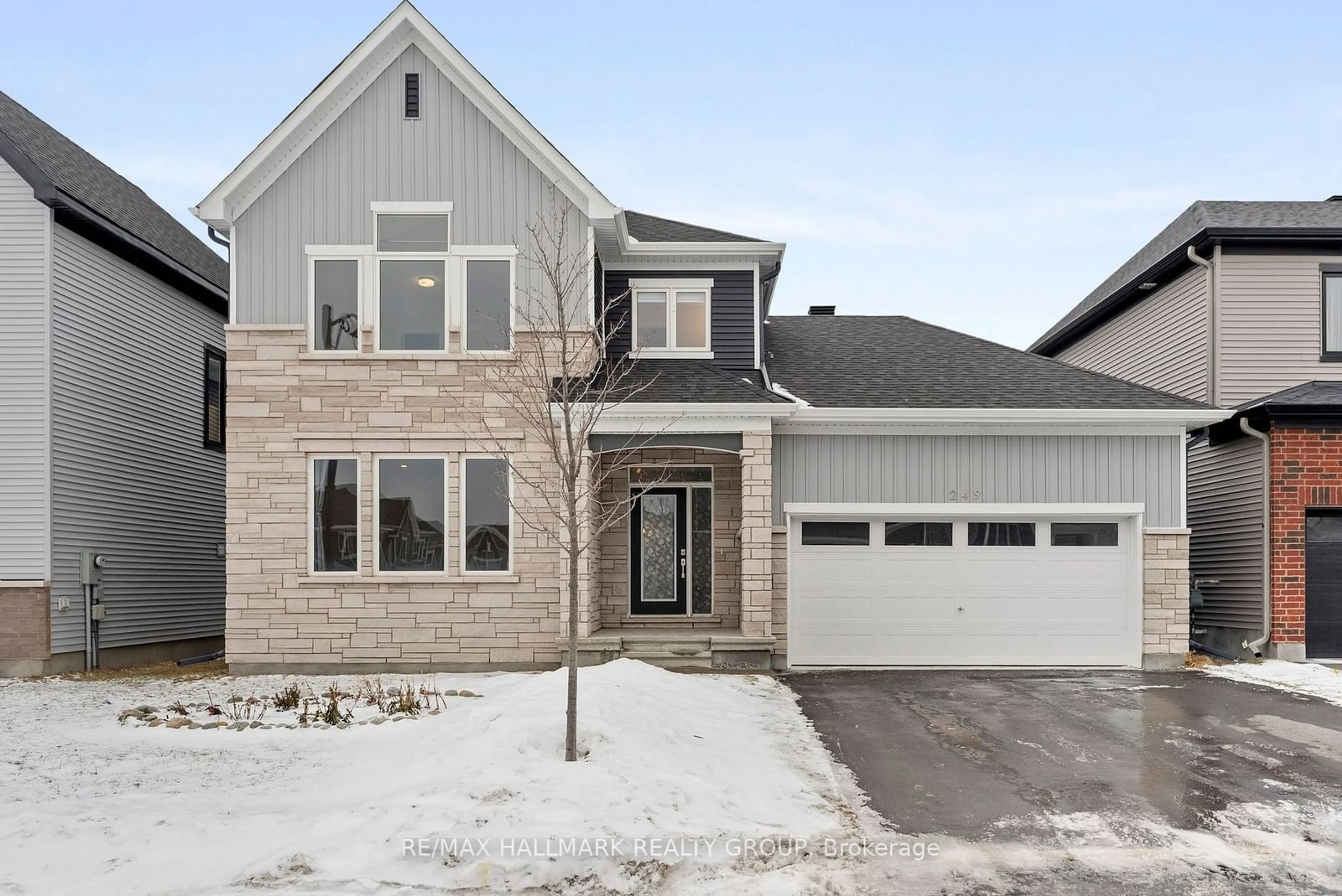 Home with brick exterior material, street for 249 Appalachian Circ, Barrhaven Ontario K2J 6X2