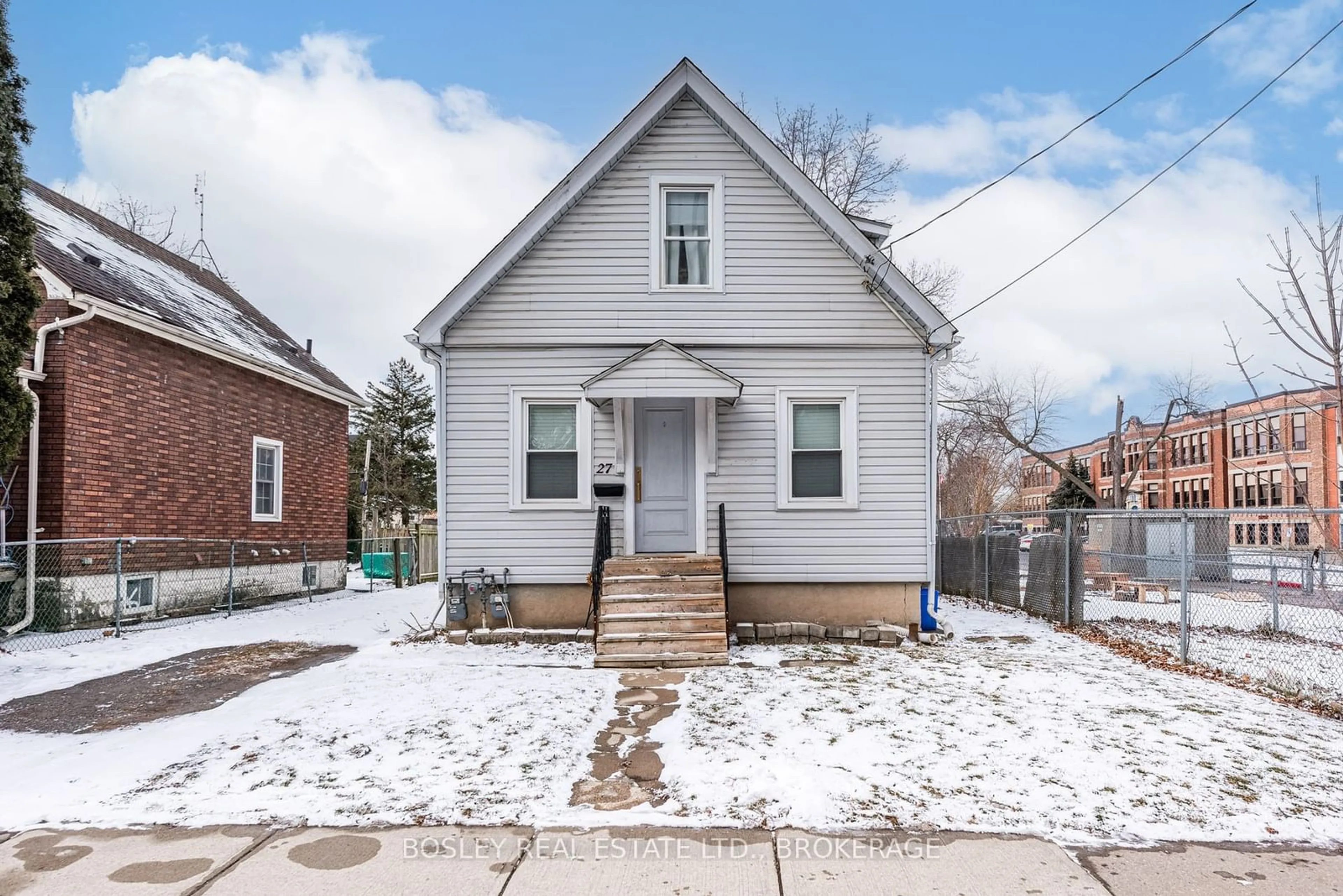 Home with brick exterior material, street for 27 IDA St, St. Catharines Ontario L2R 3X2