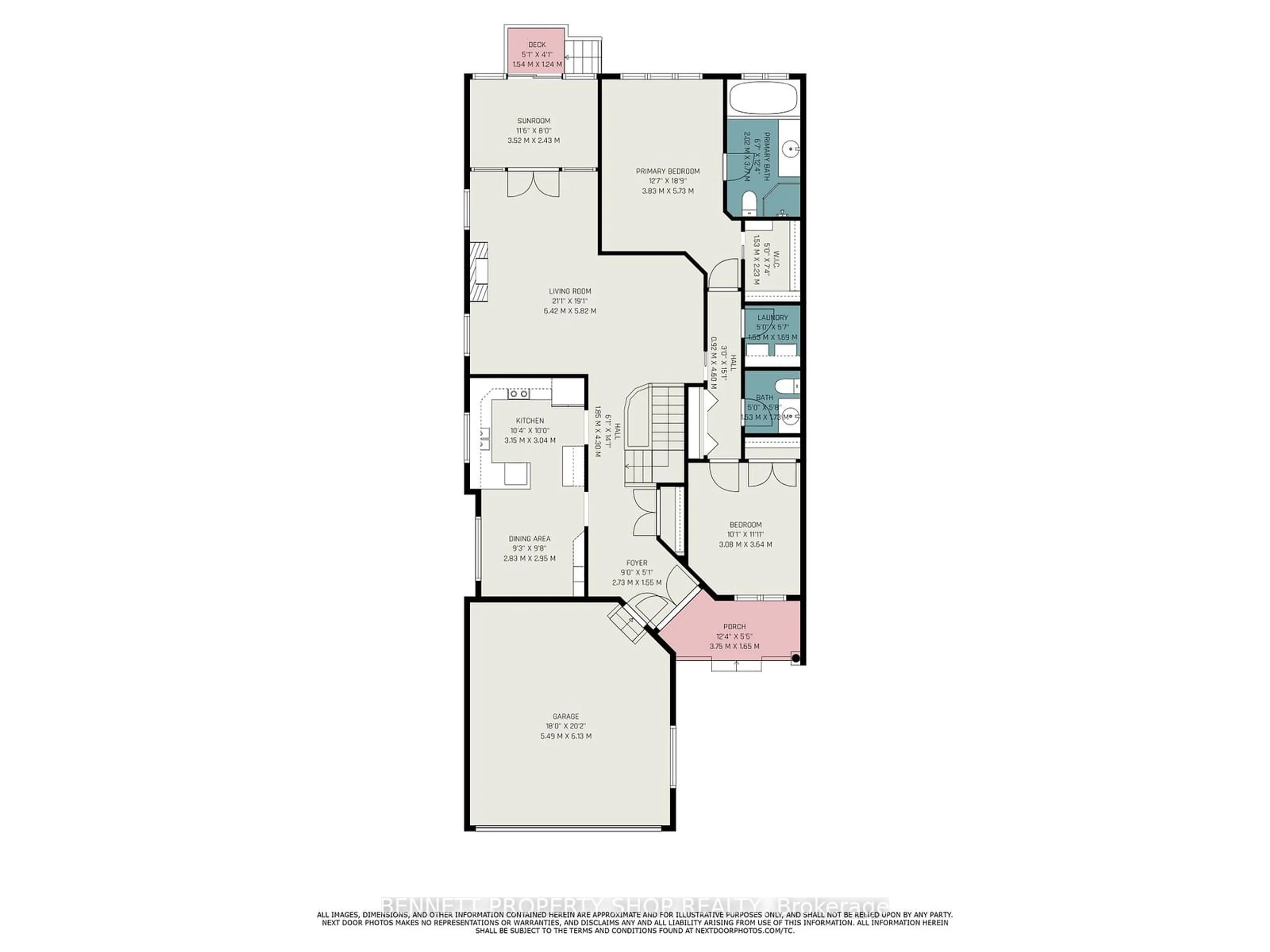 Floor plan for 72 Waterthrush Cres, Kanata Ontario K2M 2T9