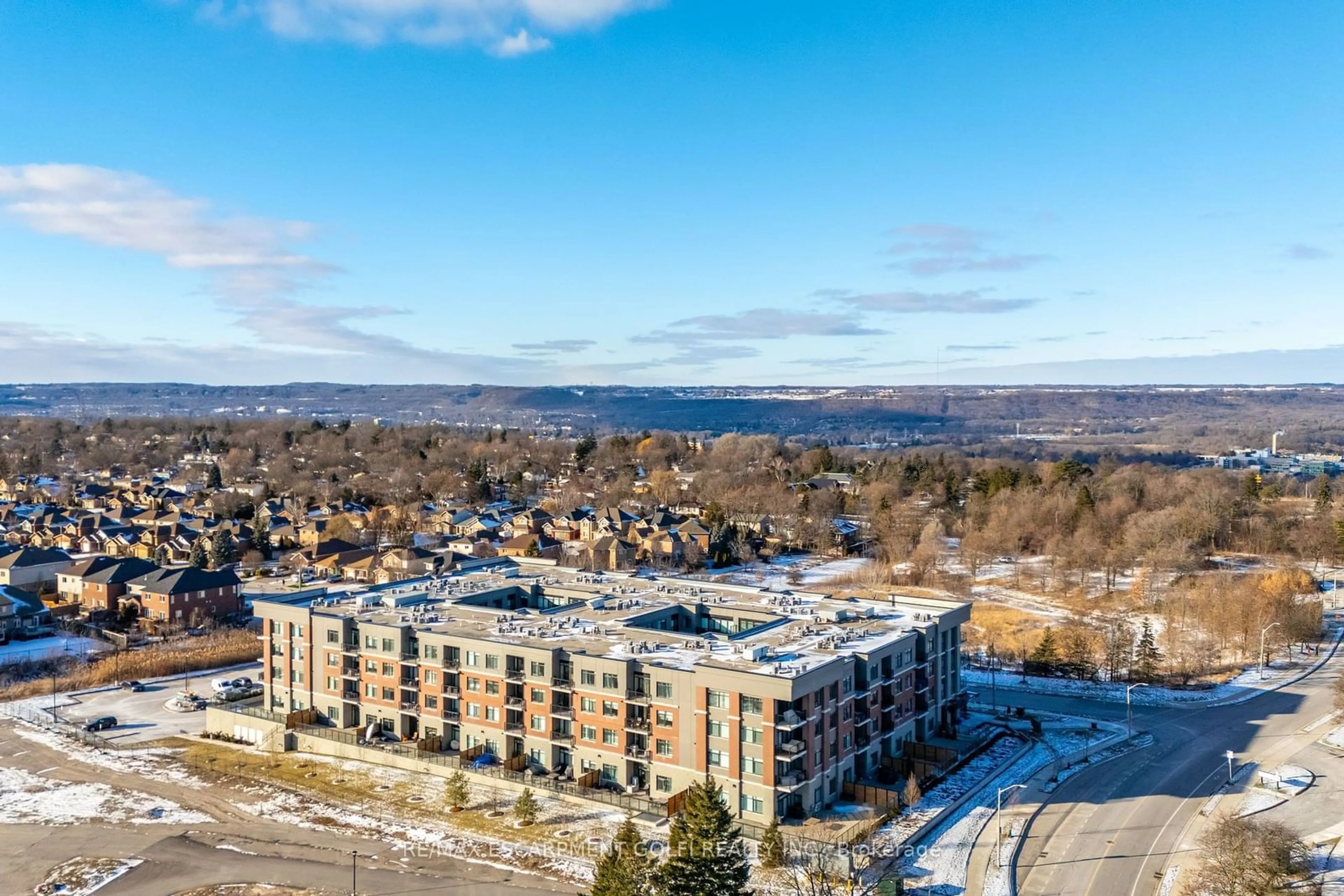 A pic from outside/outdoor area/front of a property/back of a property/a pic from drone, building for 1 Redfern Ave #329, Hamilton Ontario L9C 0E6