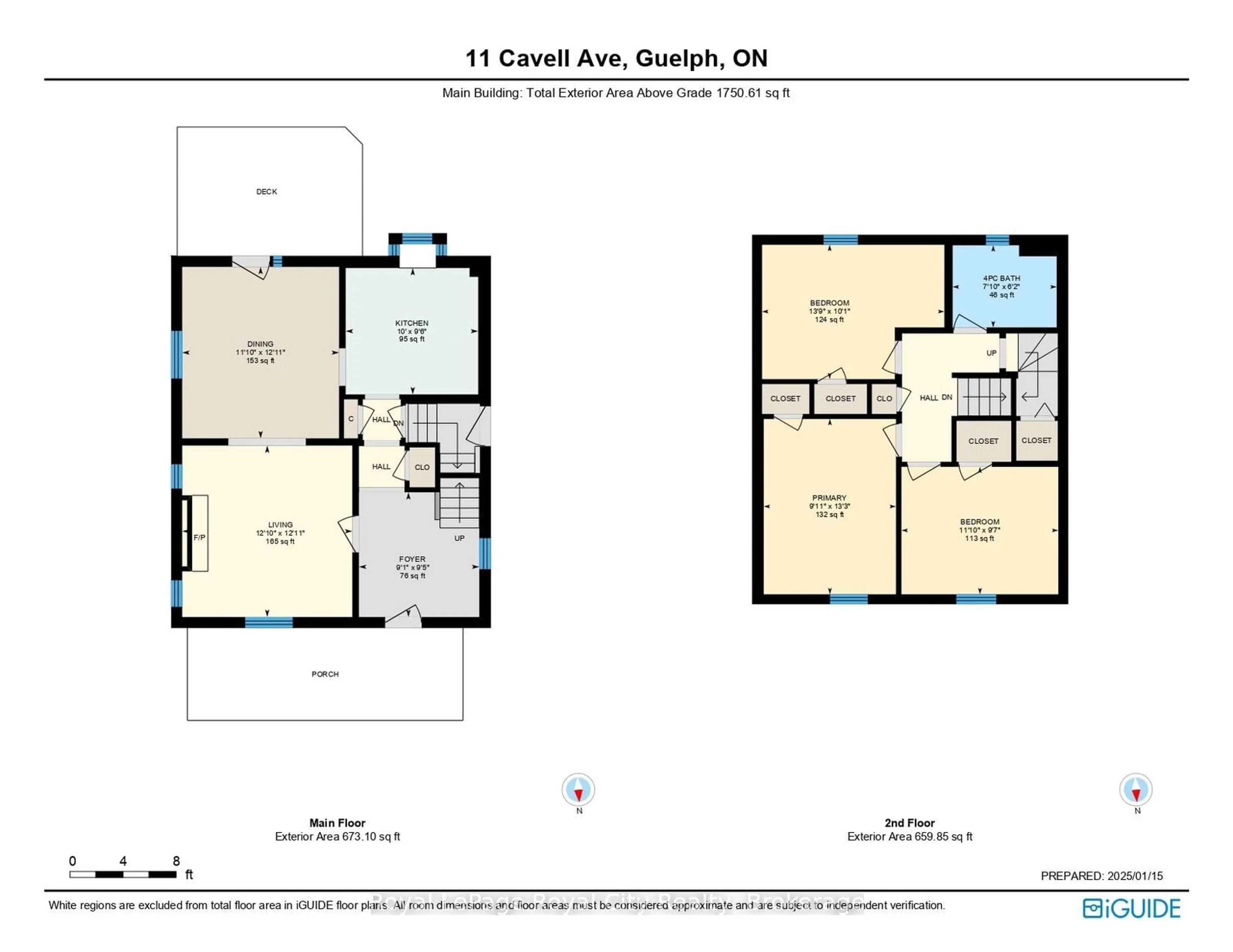 Floor plan for 11 Cavell Ave, Guelph Ontario N1H 1Y4