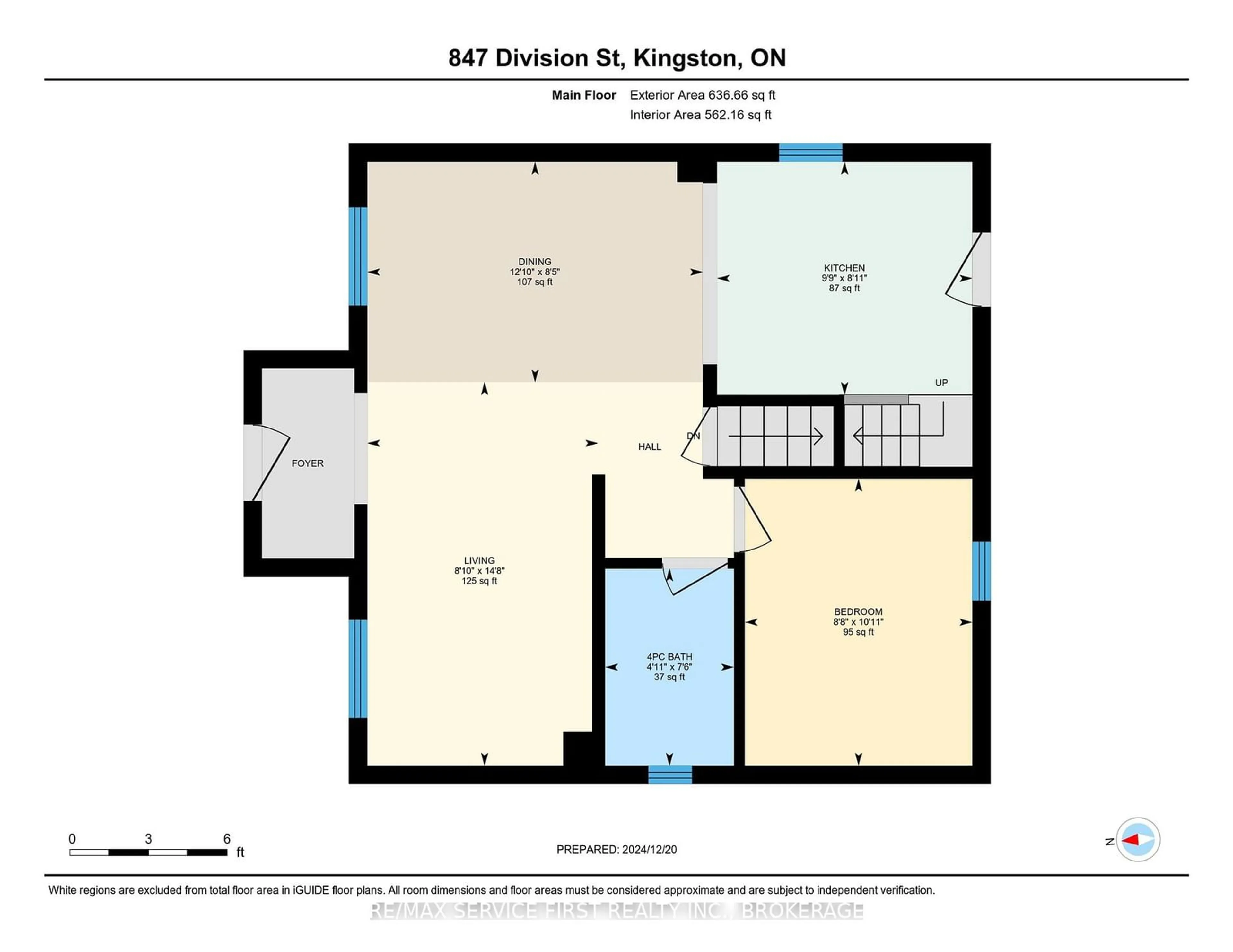 Floor plan for 847 Division St, Kingston Ontario K7K 4C4