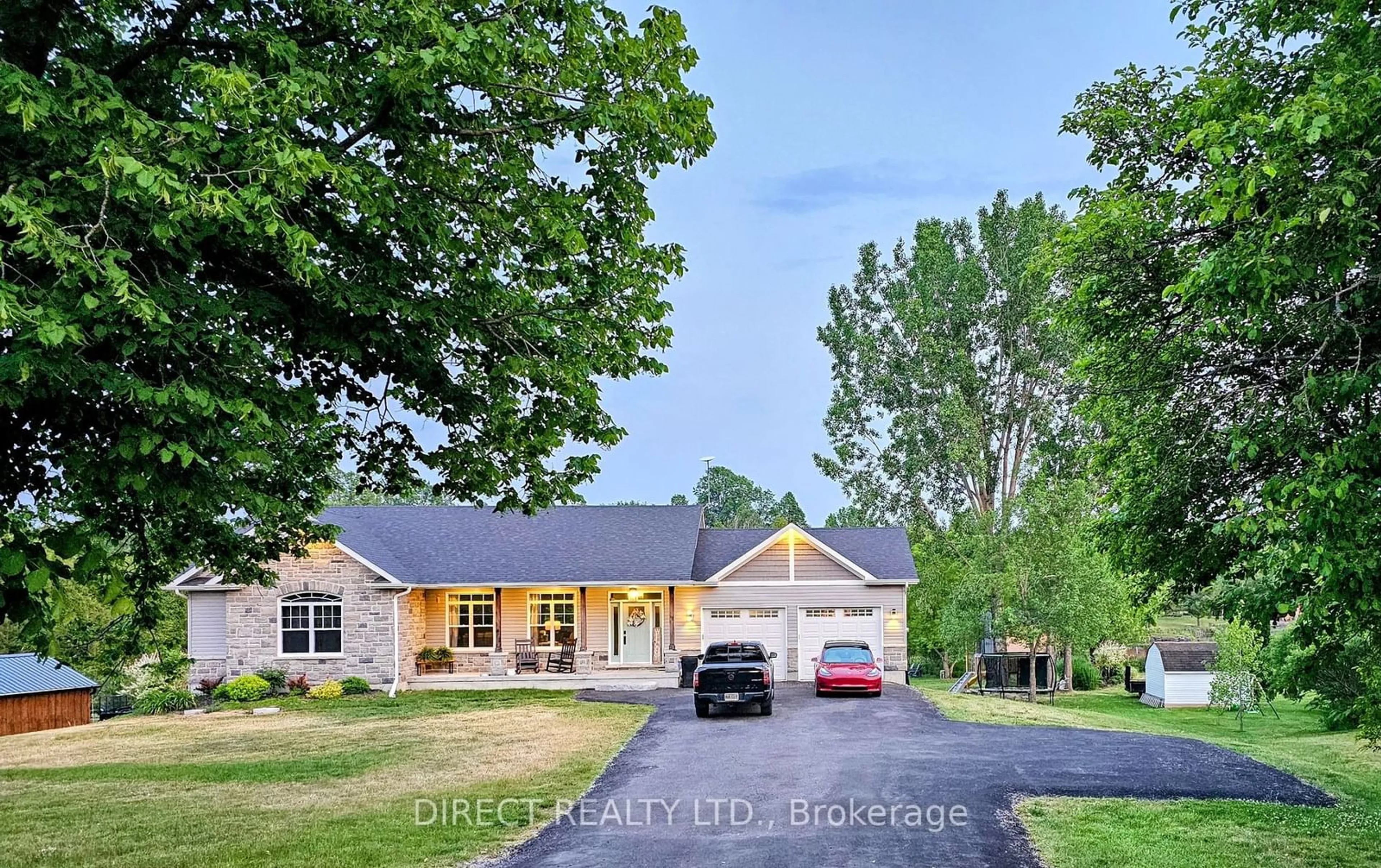 A pic from outside/outdoor area/front of a property/back of a property/a pic from drone, street for 544 Shannon Rd, Tyendinaga Ontario K0K 2V0