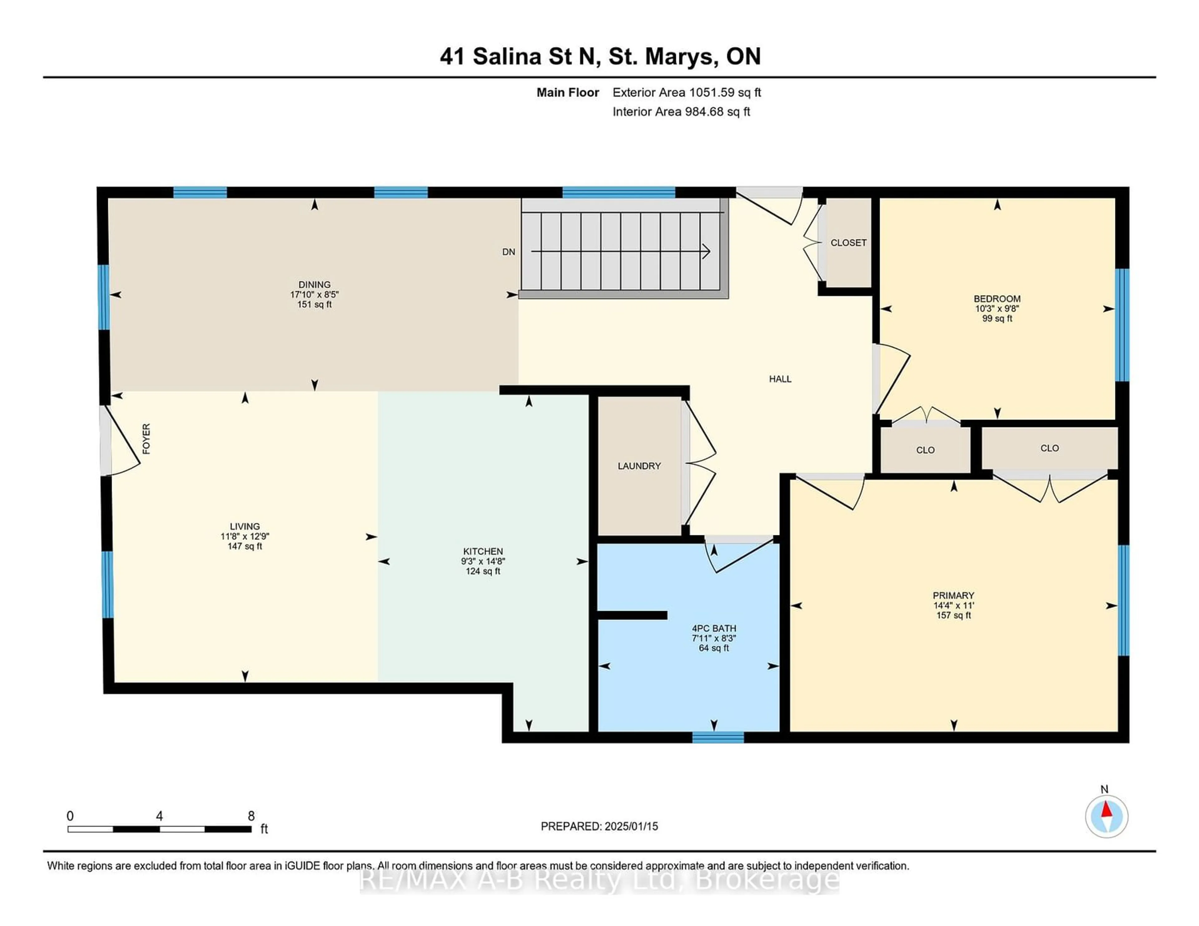 Floor plan for 41 Salina St, St. Marys Ontario N4X 1B7