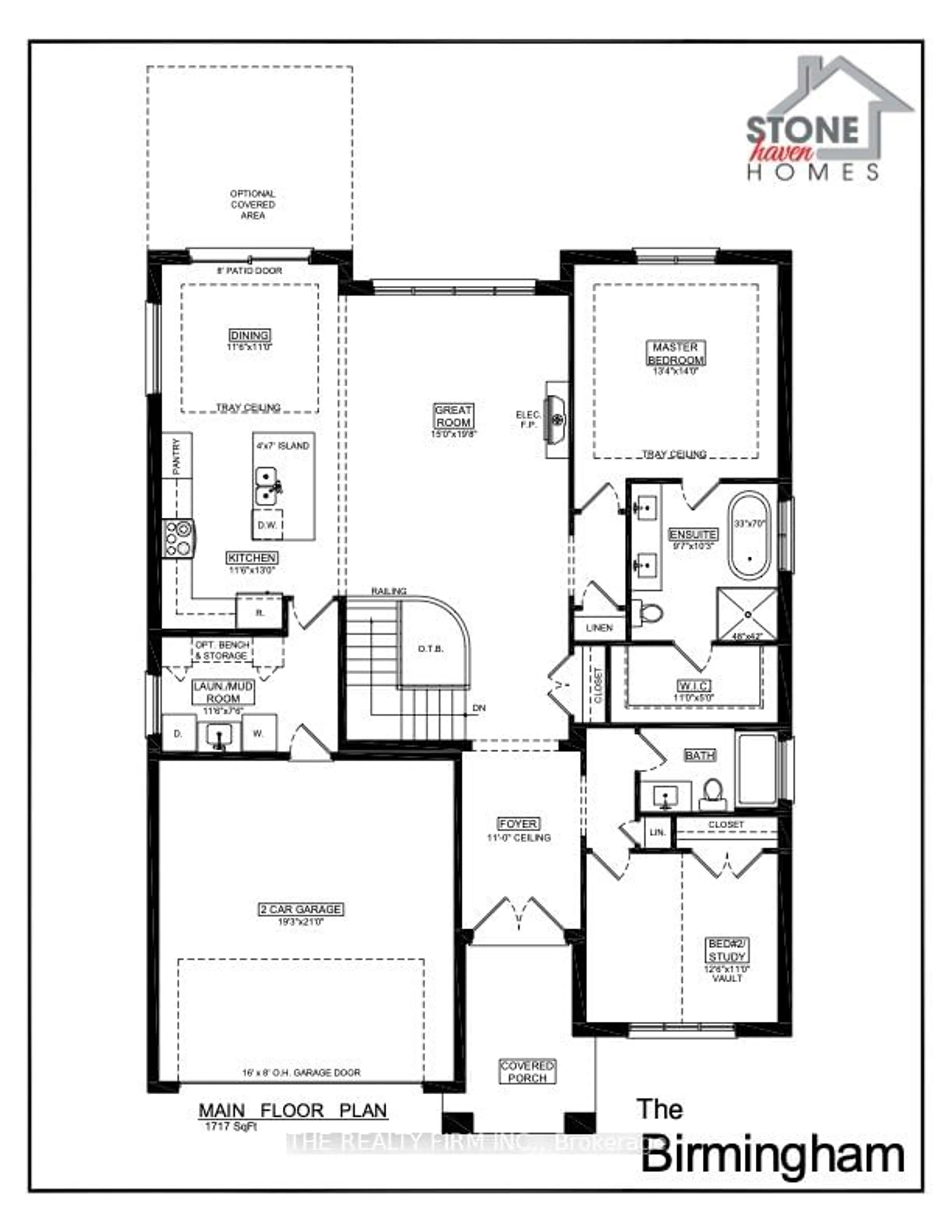 Floor plan for 158 Harvest Lane, Thames Centre Ontario N0L 1G5