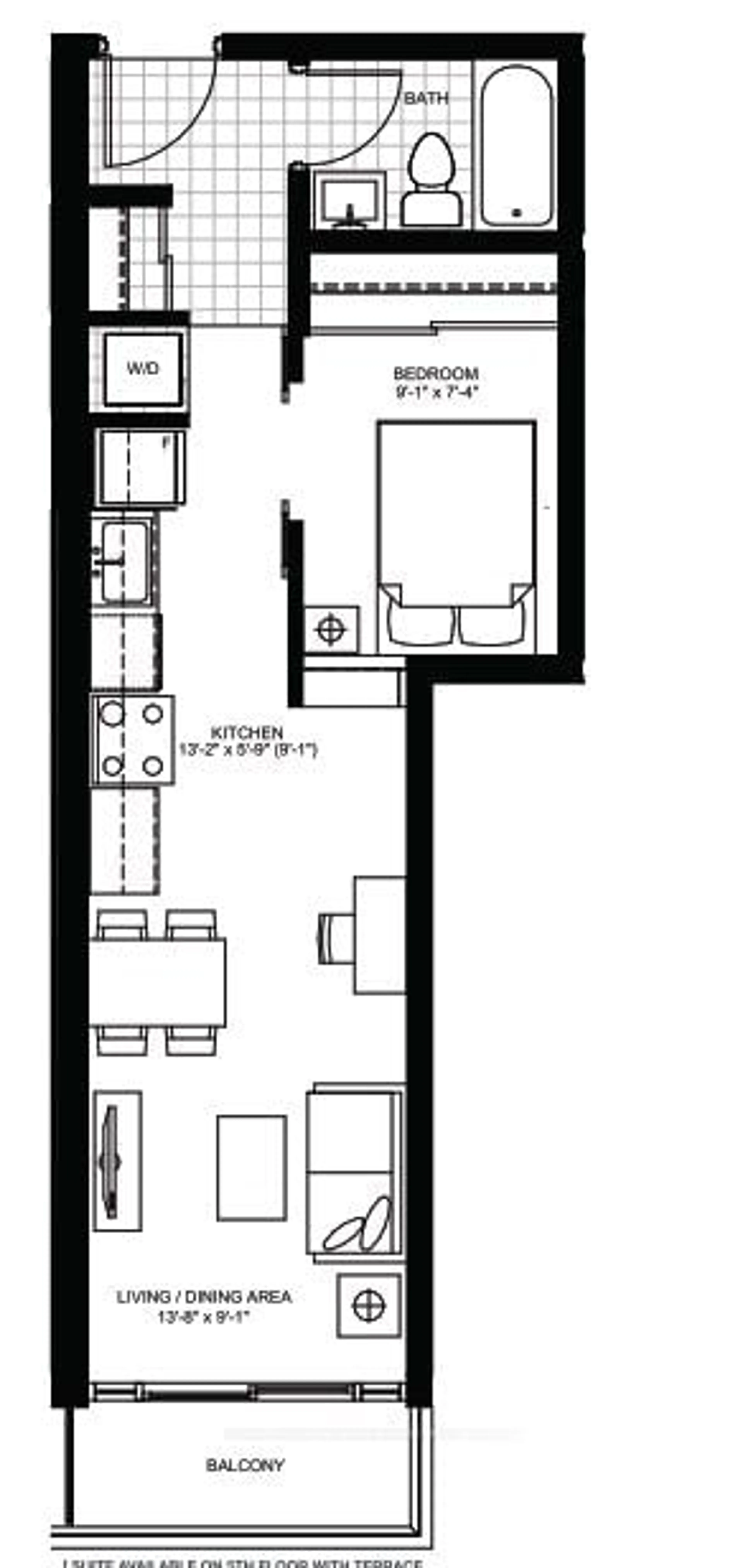 Floor plan for 652 Princess St #1018, Kingston Ontario K7L 1E5