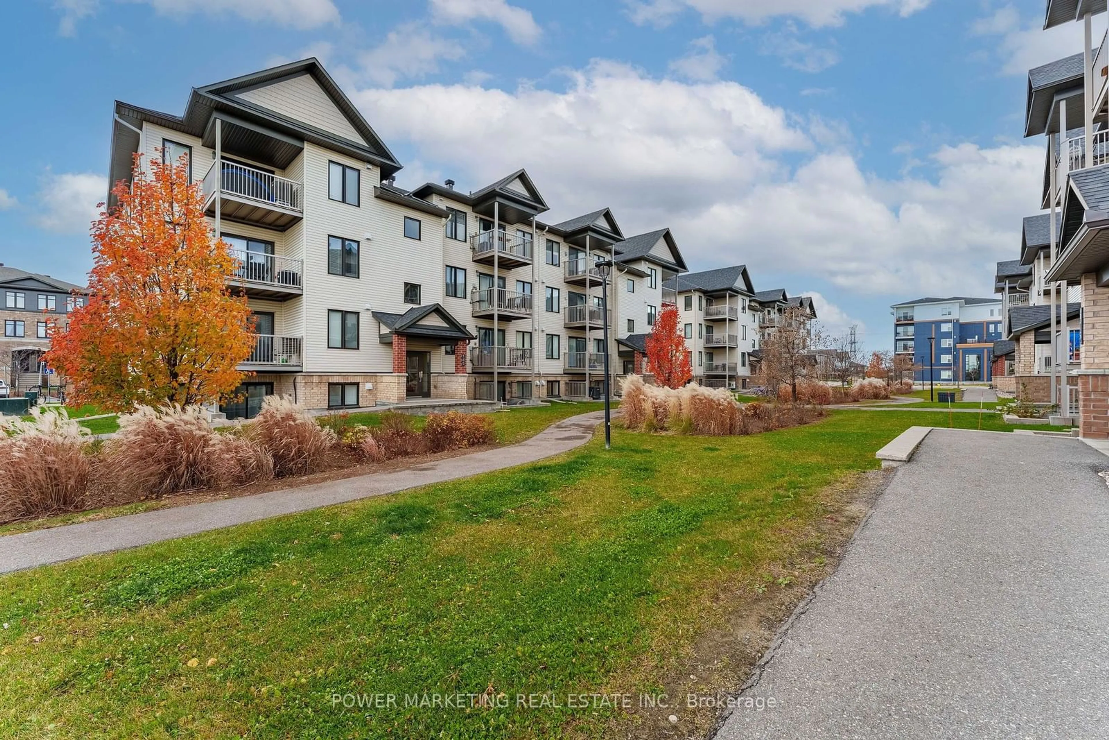 A pic from outside/outdoor area/front of a property/back of a property/a pic from drone, water/lake/river/ocean view for 135 Bluestone Pt #2, Orleans - Cumberland and Area Ontario K4A 0X7