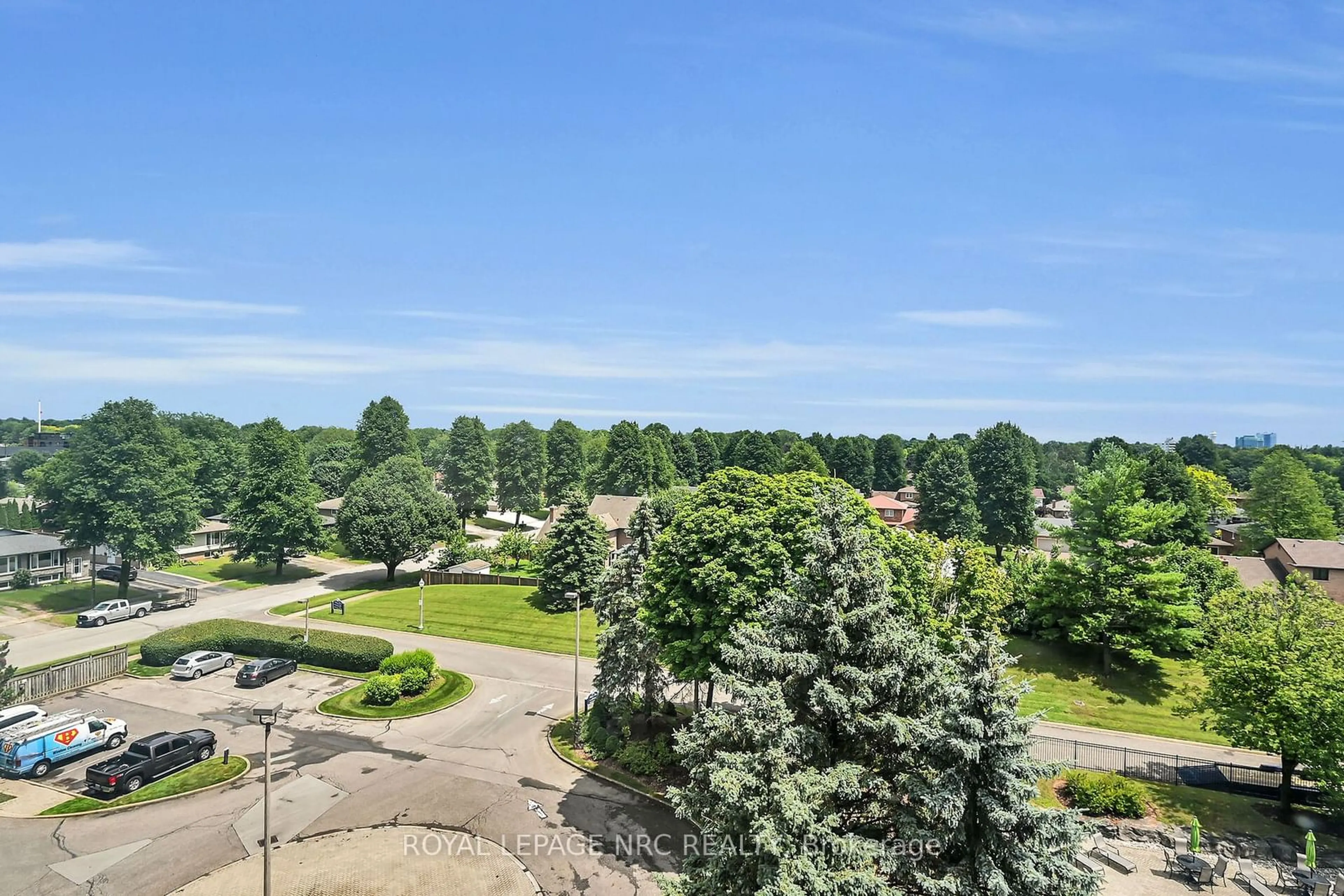 A pic from outside/outdoor area/front of a property/back of a property/a pic from drone, forest/trees view for 5100 Dorchester Rd #710, Niagara Falls Ontario L2E 7H4