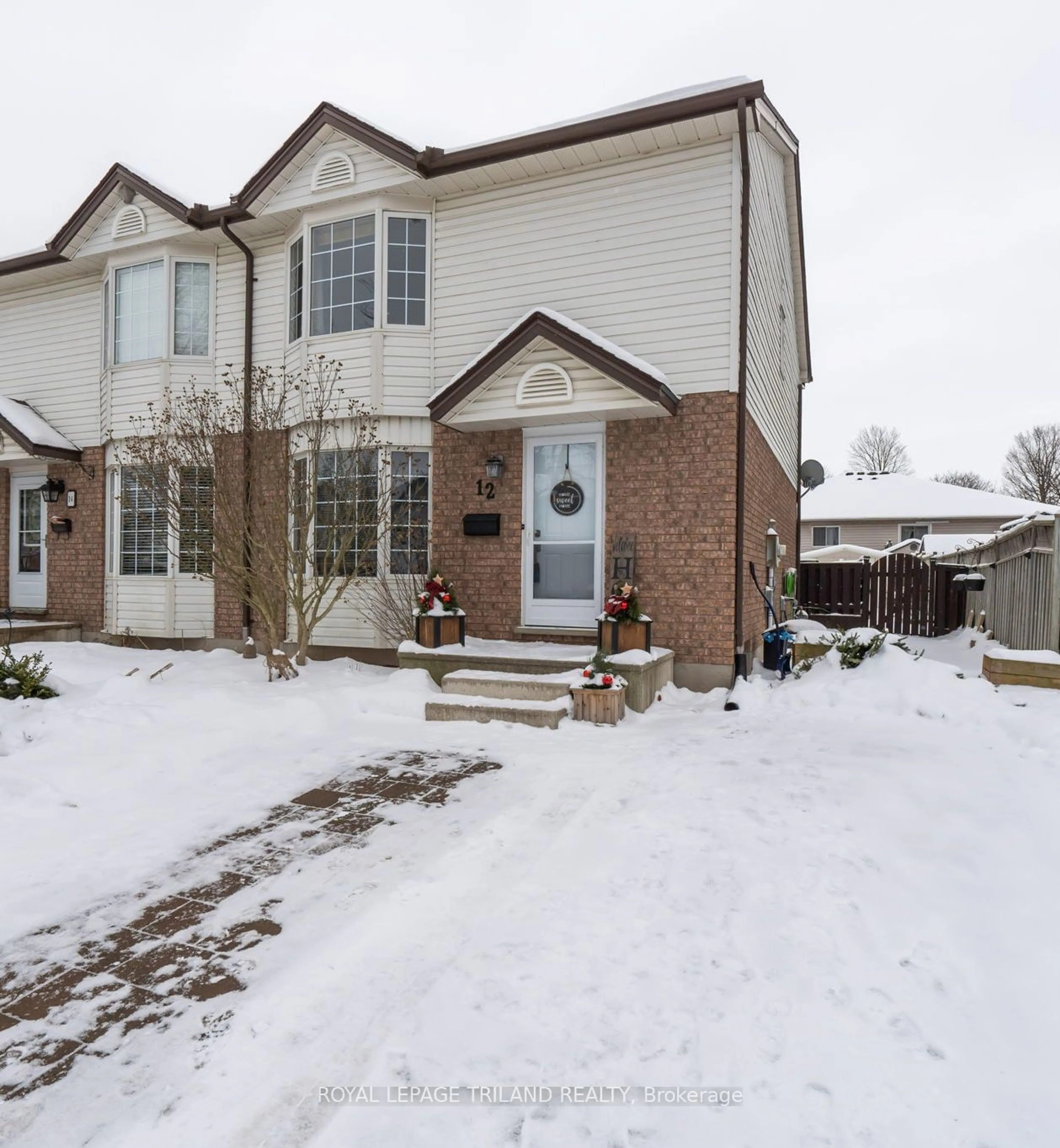 Home with brick exterior material, street for 12 Roman Cres, London Ontario N5V 4W5