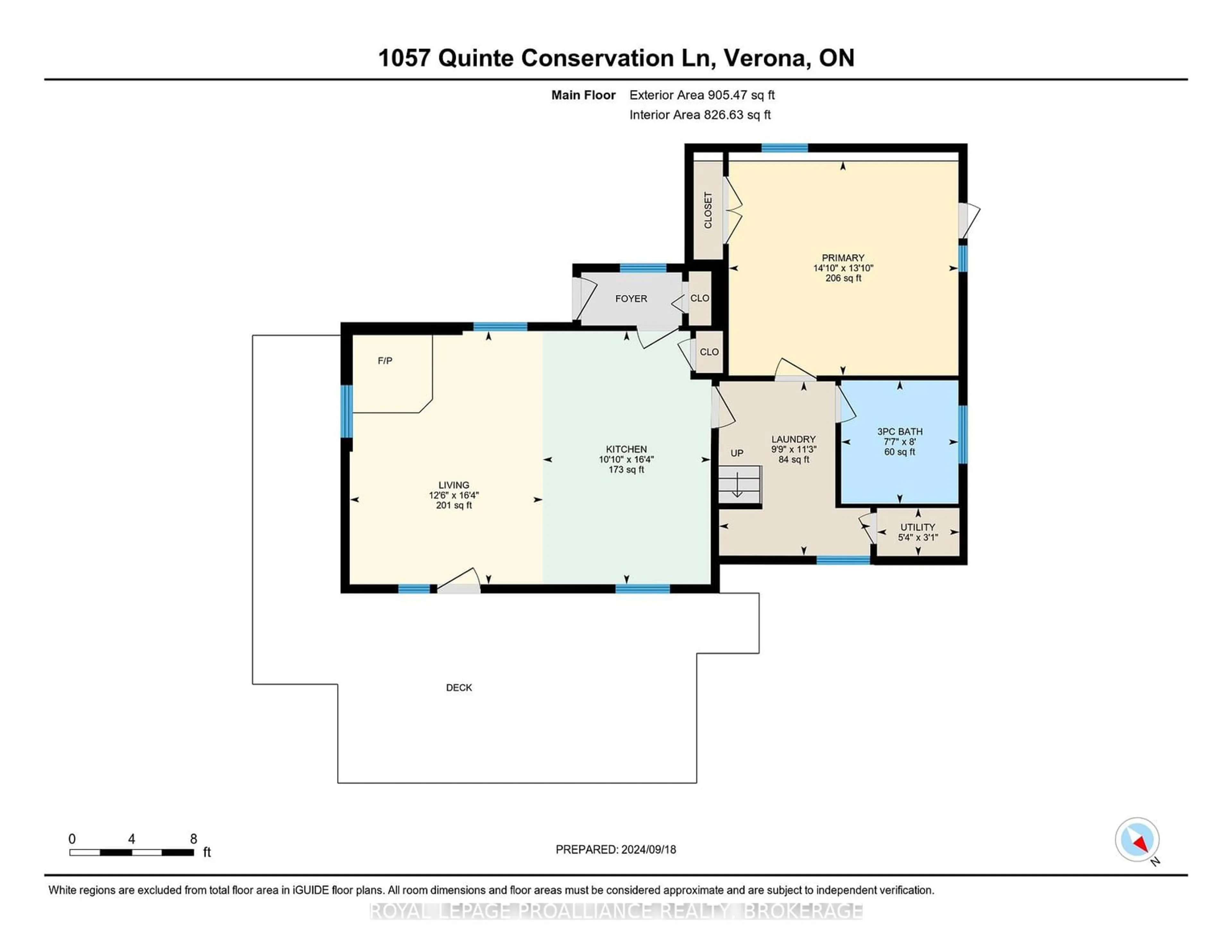 Floor plan for 1057 Quinte Conservation Lane, South Frontenac Ontario K0H 2W0