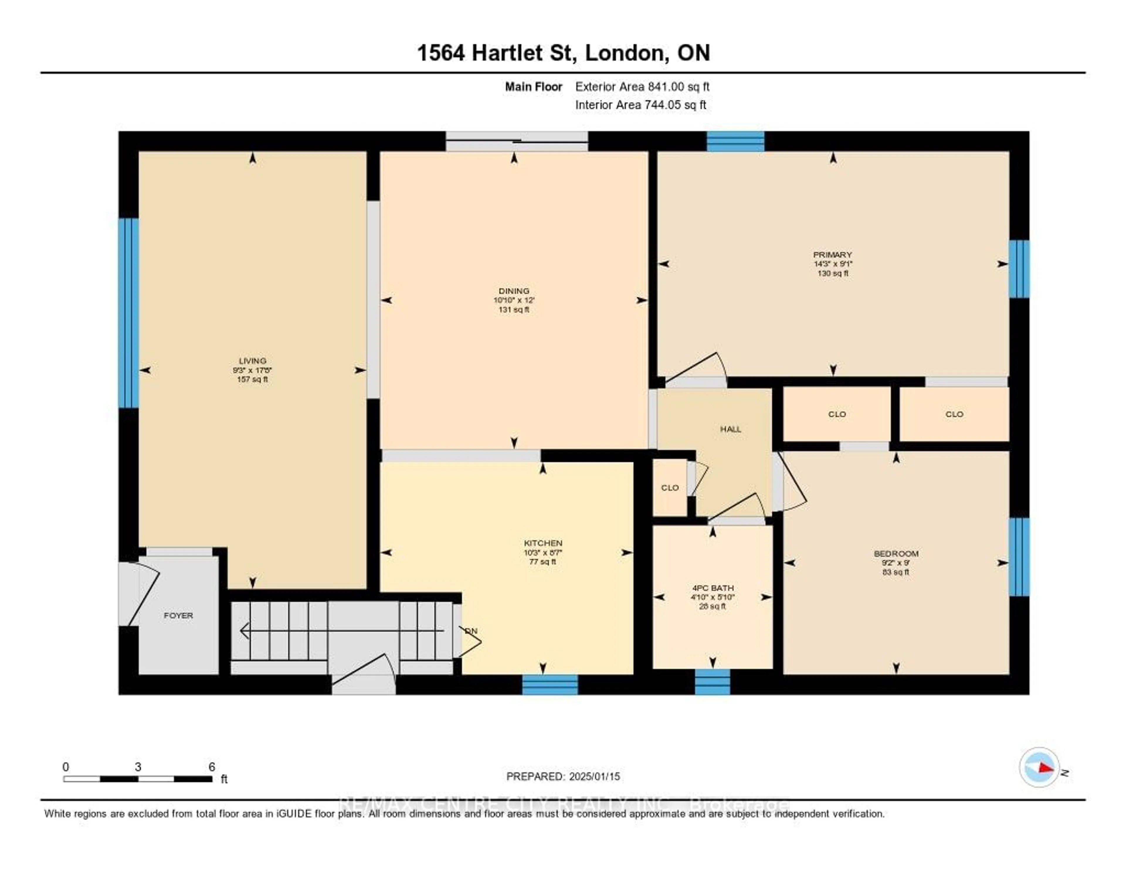 Floor plan for 1564 Hartlet St, London Ontario N5V 1X8