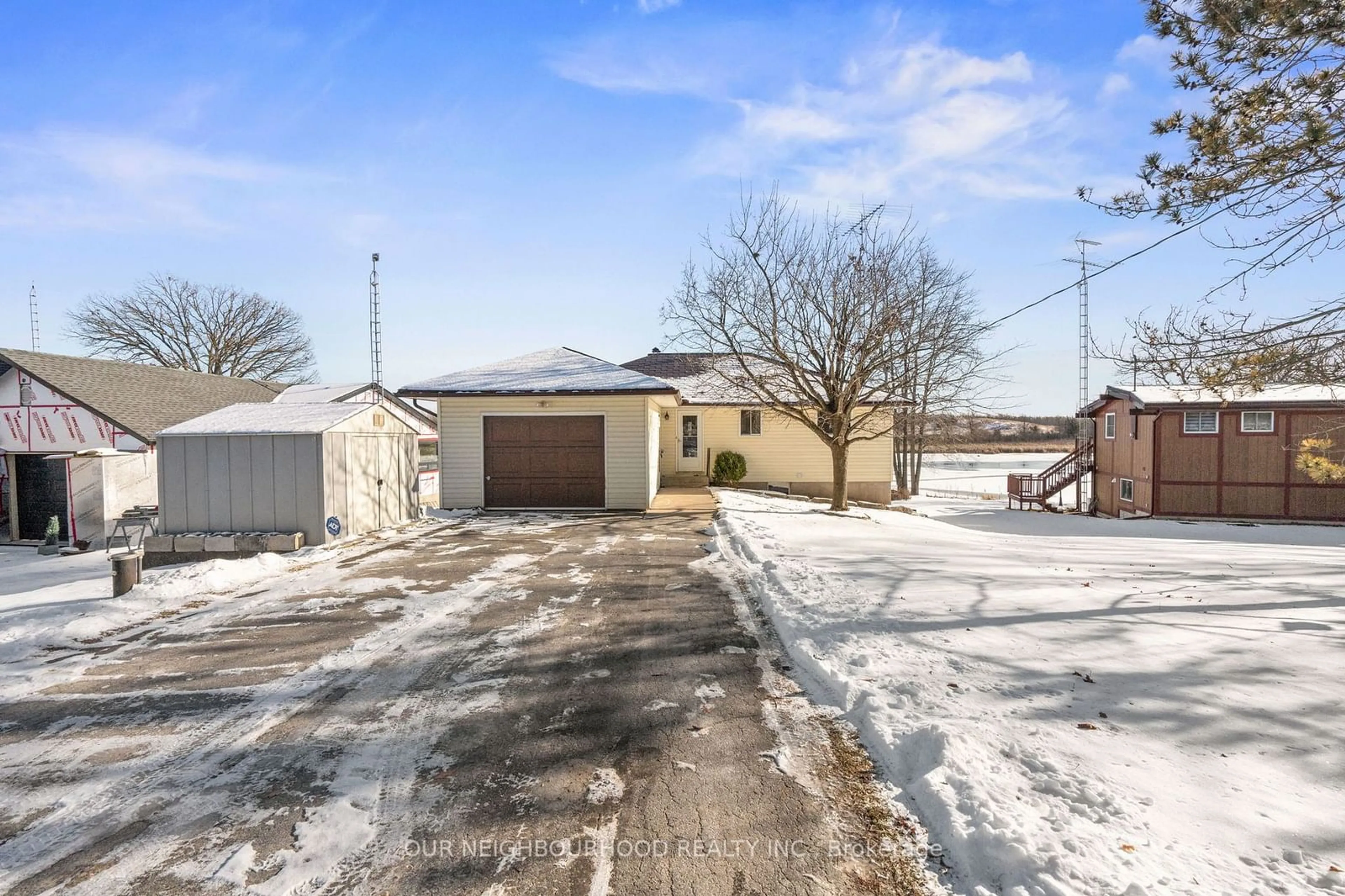 A pic from outside/outdoor area/front of a property/back of a property/a pic from drone, street for 1639 Little Fry Acres Rd, Trent Hills Ontario K0L 1L0