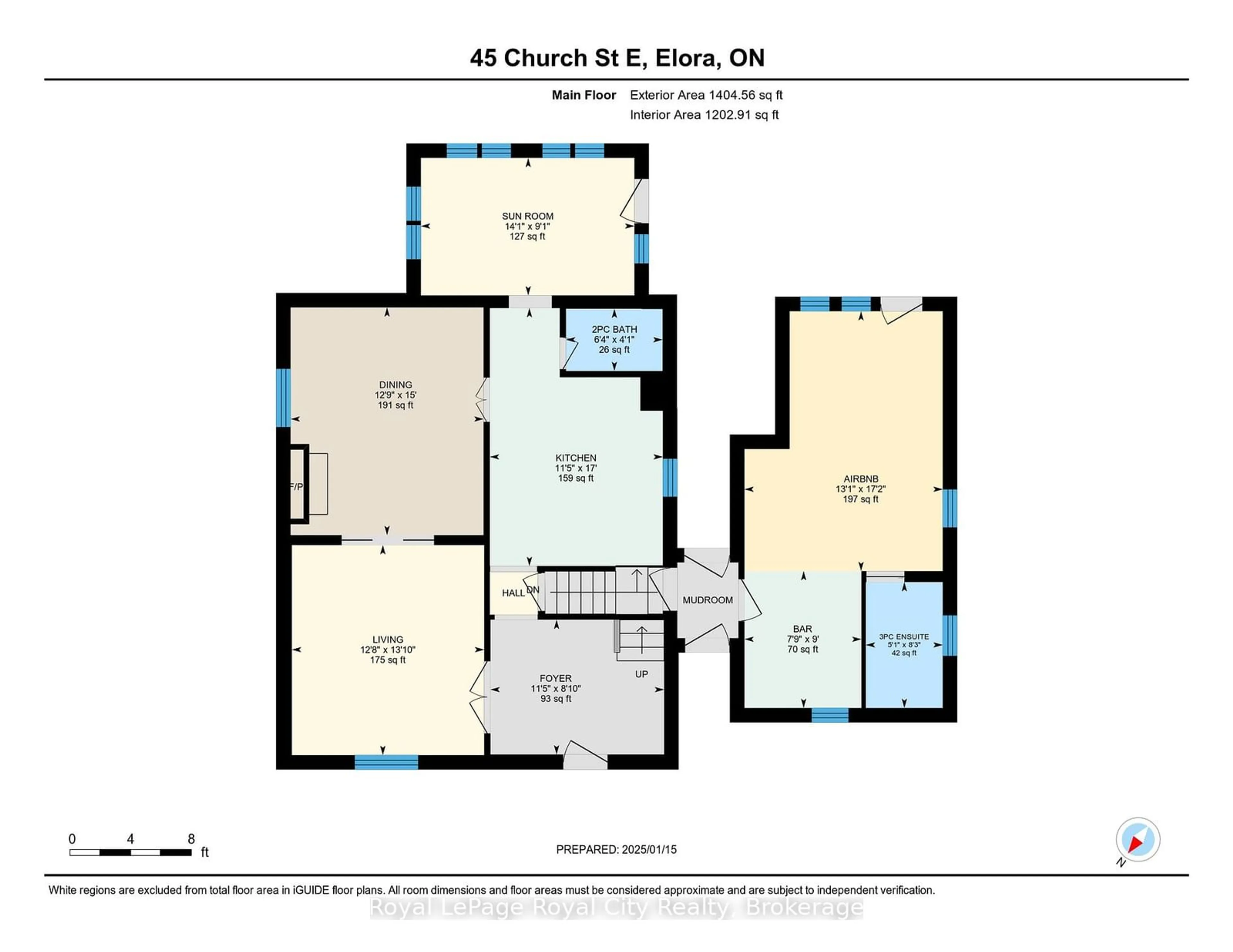 Floor plan for 45 Church St, Centre Wellington Ontario N0B 1S0