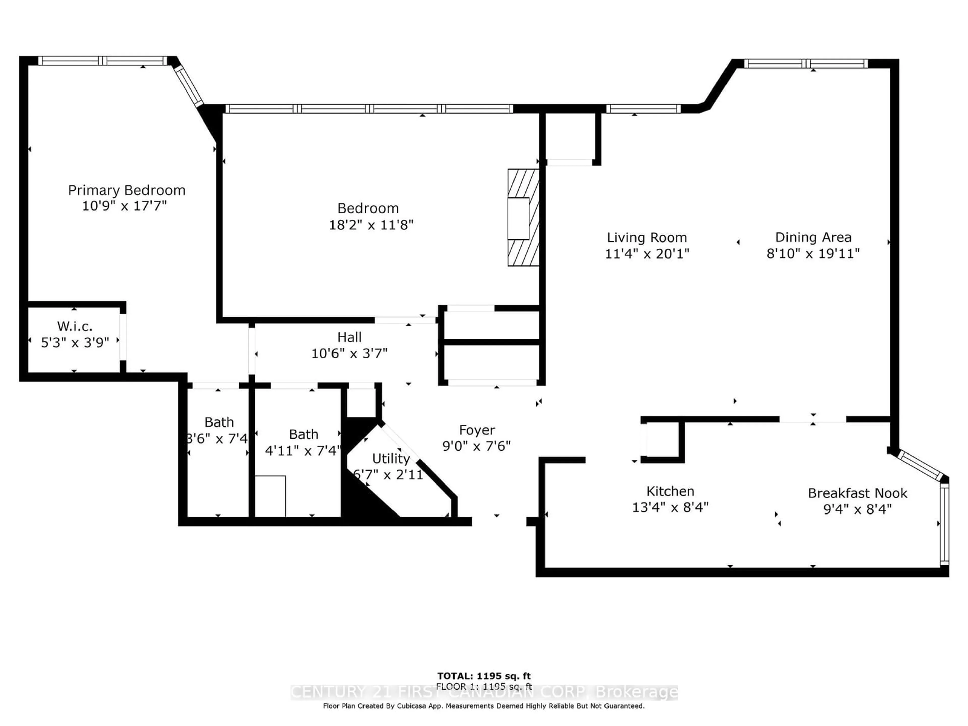 Floor plan for 744 Wonderland Rd #1002, London Ontario N6K 4K3