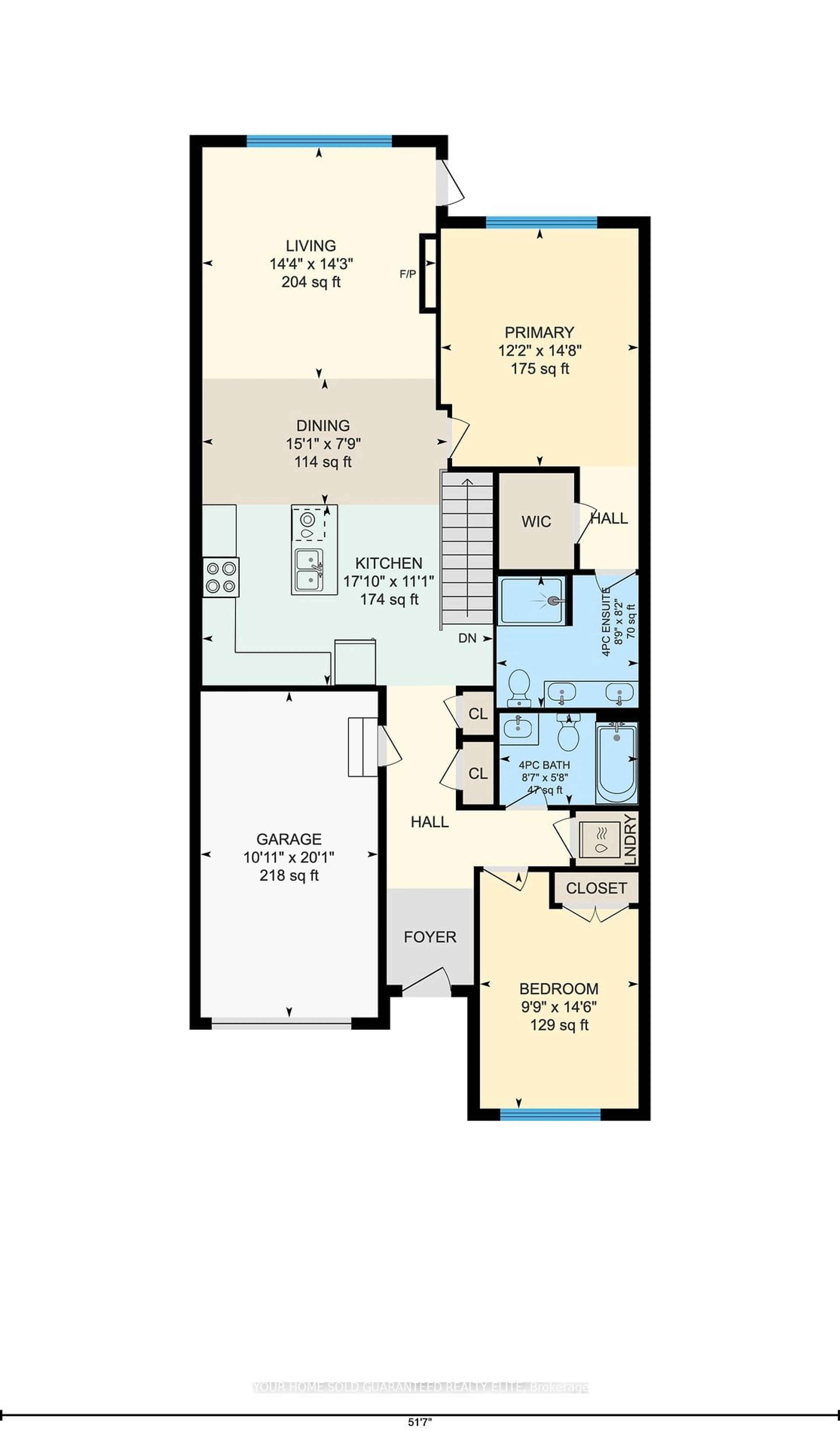 Floor plan for 50 Andrew Lane, Thorold Ontario L2V 0E4