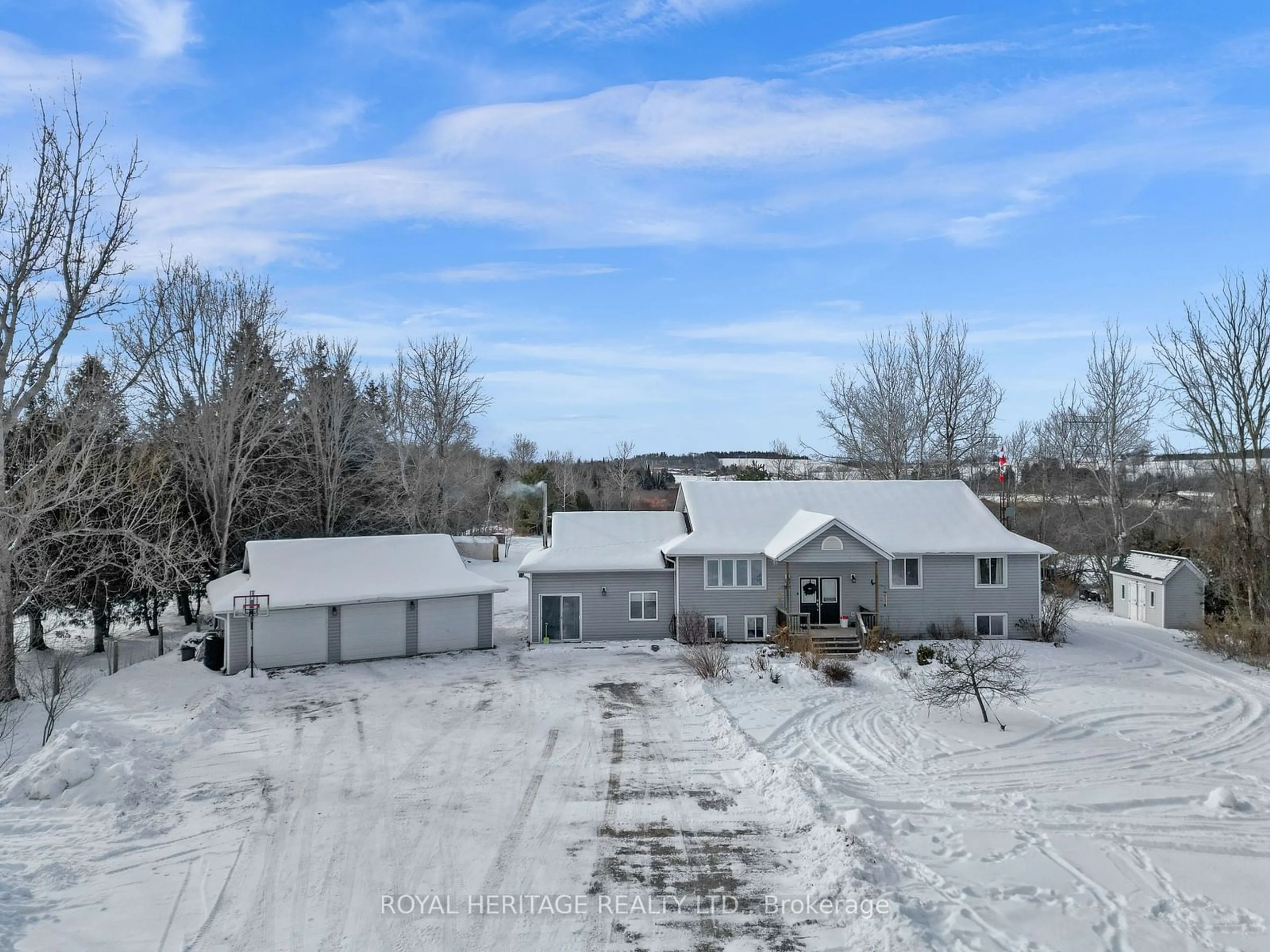 A pic from outside/outdoor area/front of a property/back of a property/a pic from drone, unknown for 2220 Asphodel 3rd Line, Asphodel-Norwood Ontario K0L 2B0