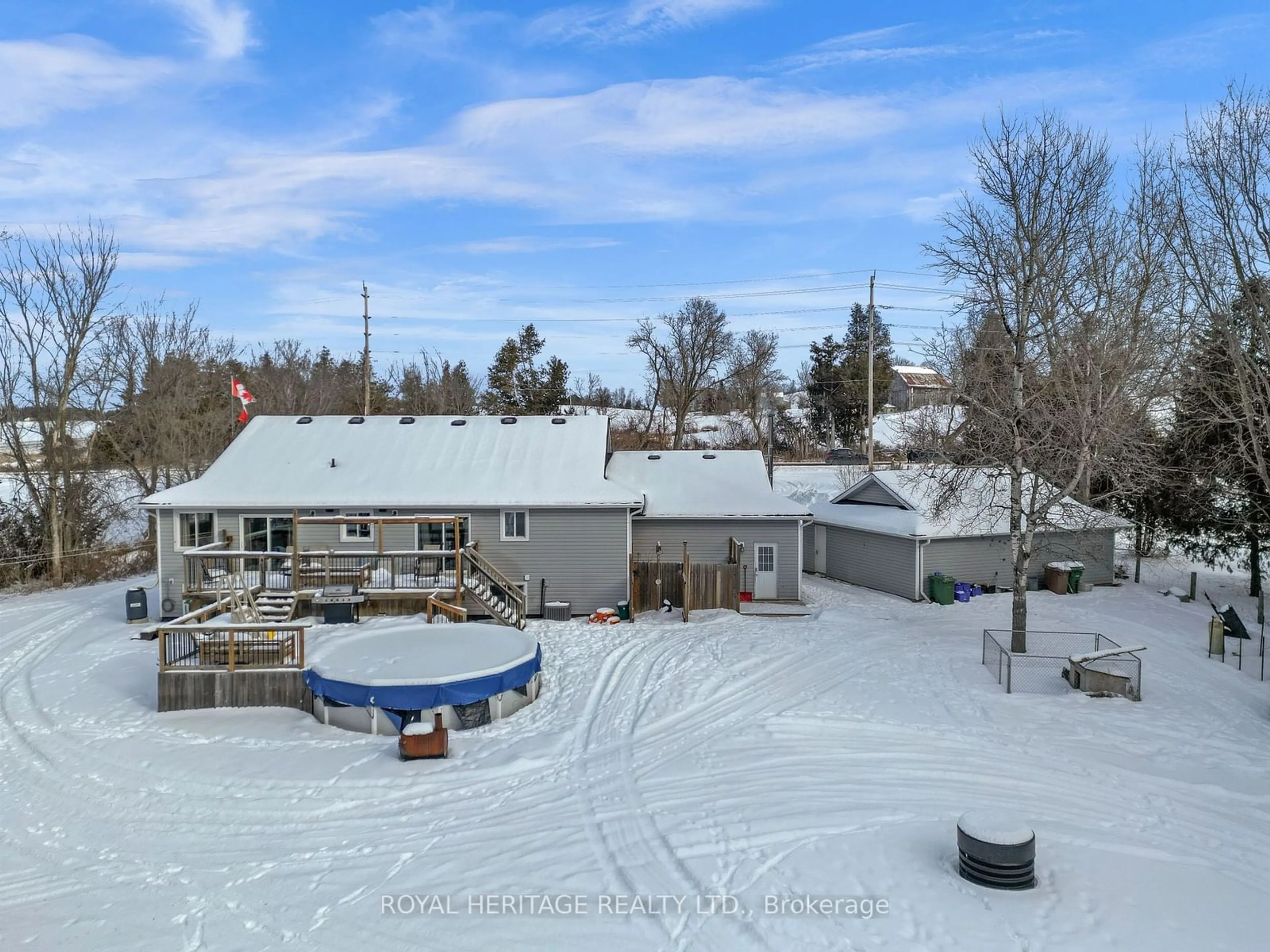 A pic from outside/outdoor area/front of a property/back of a property/a pic from drone, unknown for 2220 Asphodel 3rd Line, Asphodel-Norwood Ontario K0L 2B0