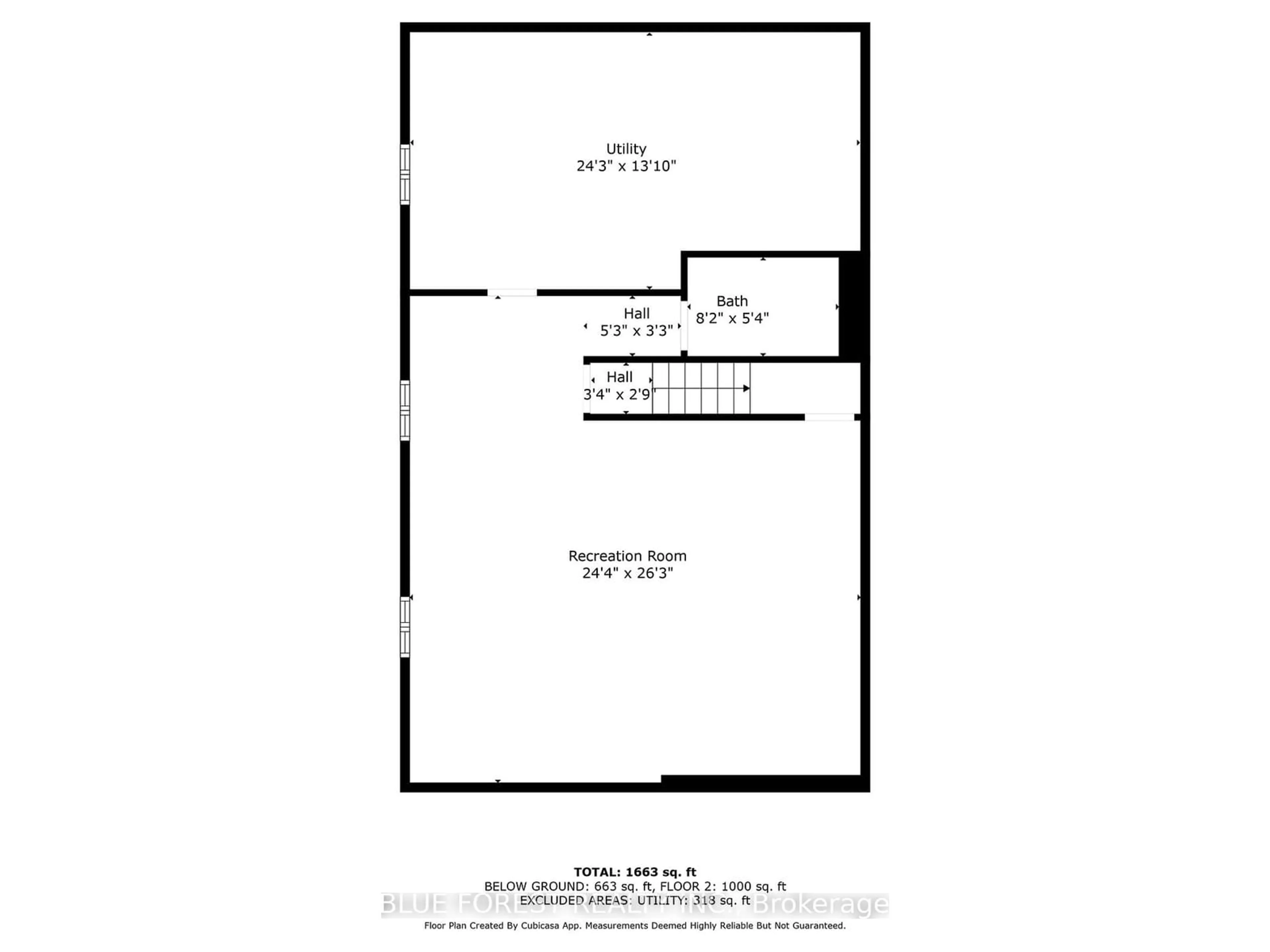 Floor plan for 98 Saddy Ave, London Ontario N5V 4E4