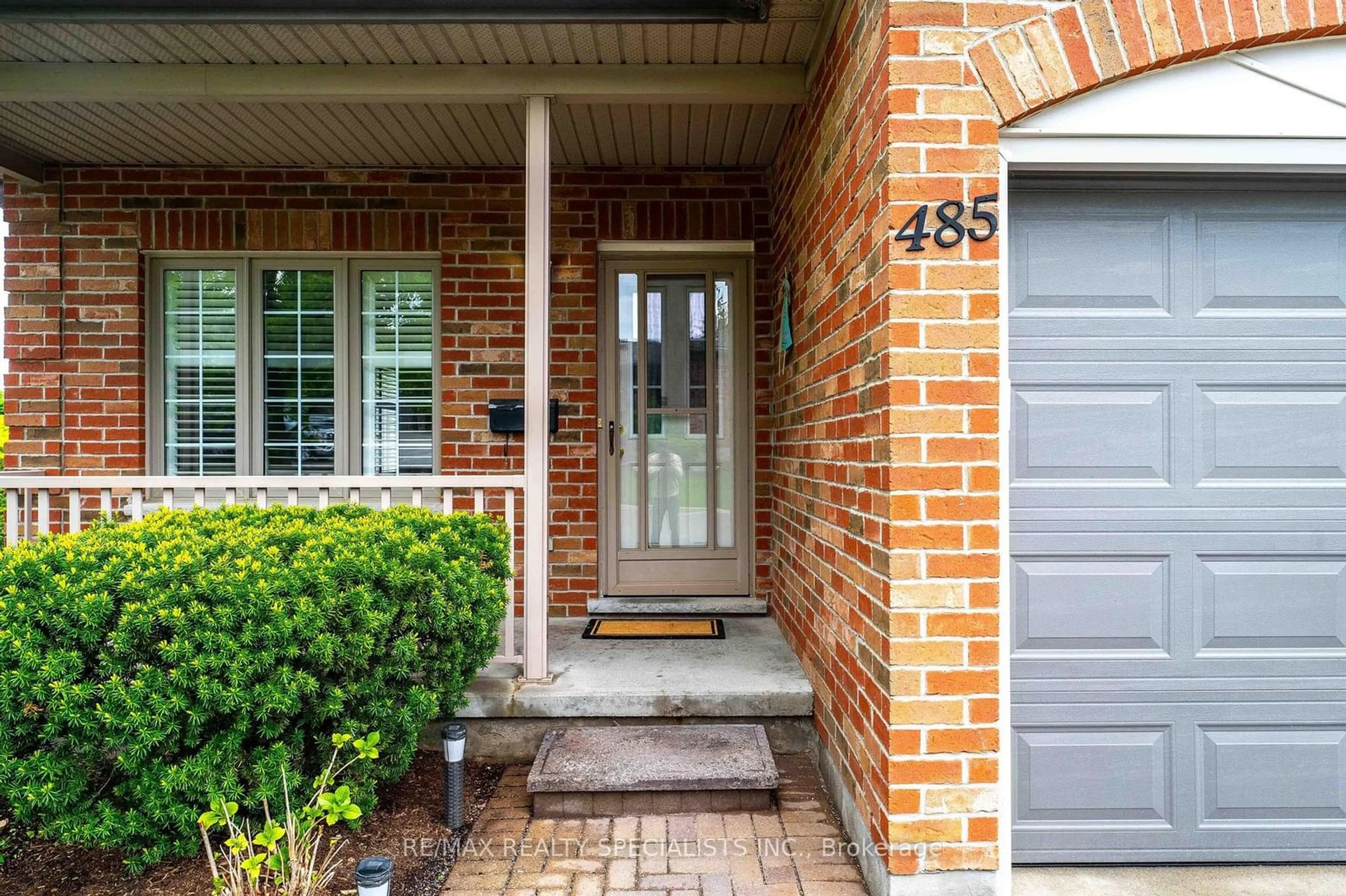 Home with brick exterior material, street for 485 Nova Scotia Crt, Woodstock Ontario N4S 8Z2