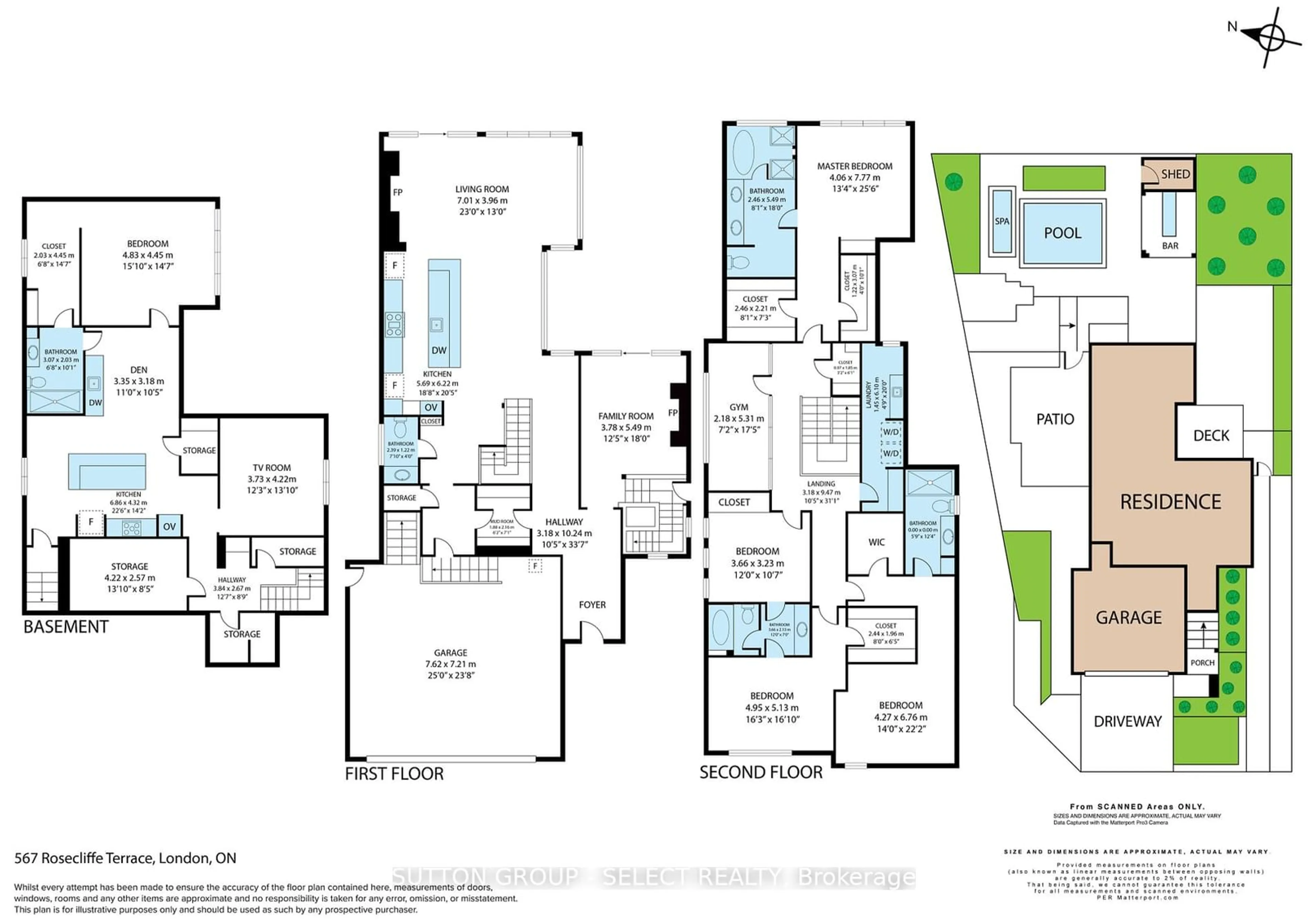 Floor plan for 567 Rosecliffe Terr #2, London Ontario N6K 0E2