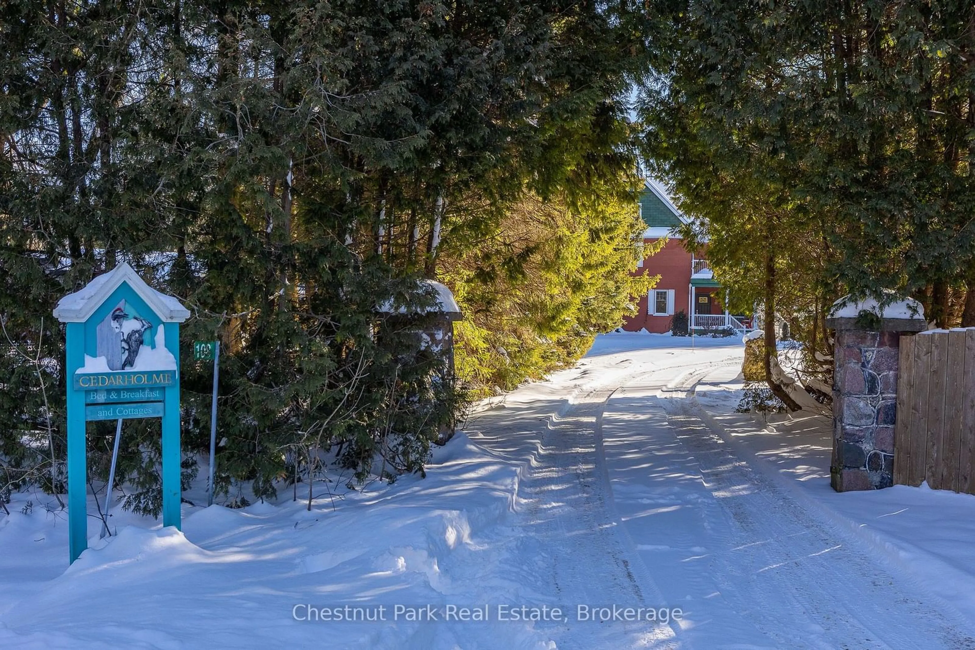 A pic from outside/outdoor area/front of a property/back of a property/a pic from drone, street for 108 Beech St, South Bruce Peninsula Ontario N0H 2T0