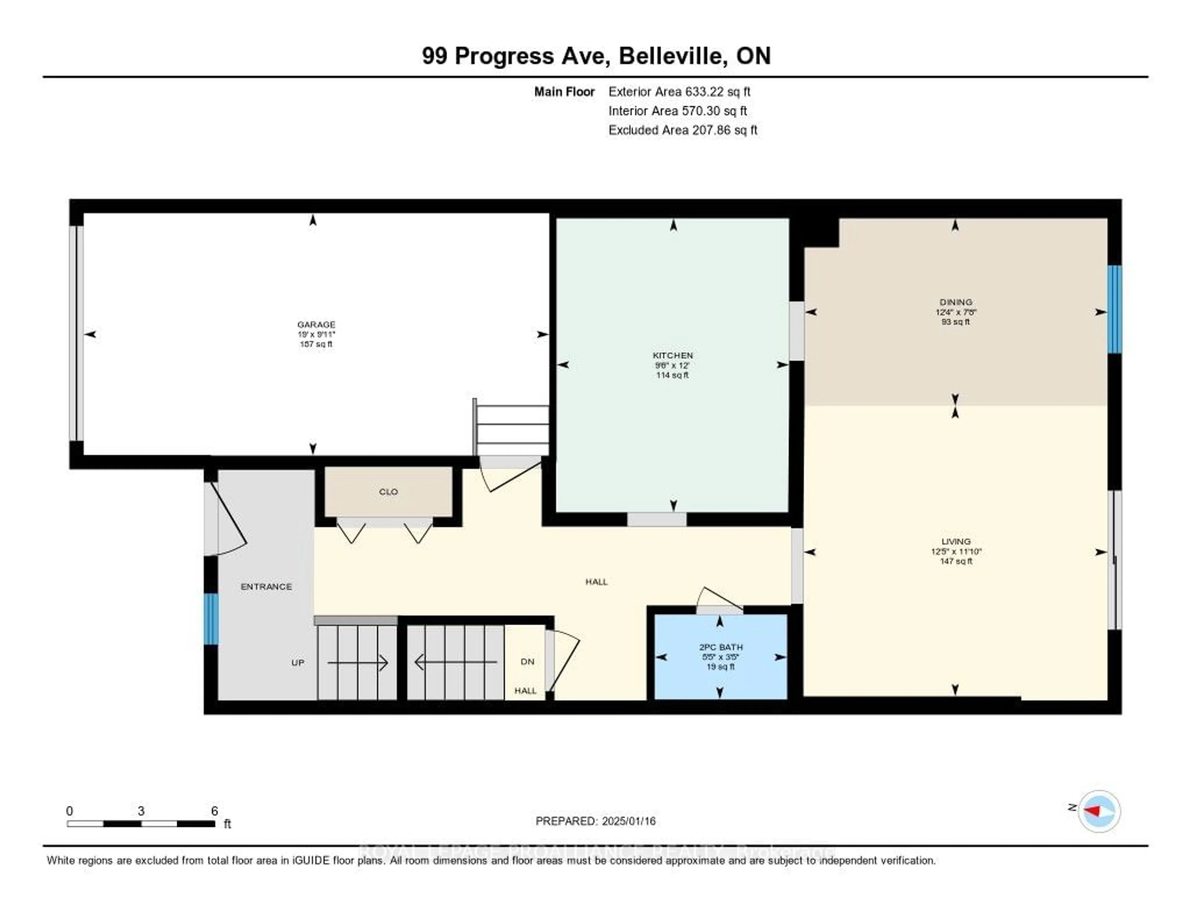 Floor plan for 99 Progress Ave #8, Belleville Ontario K8P 4Z3