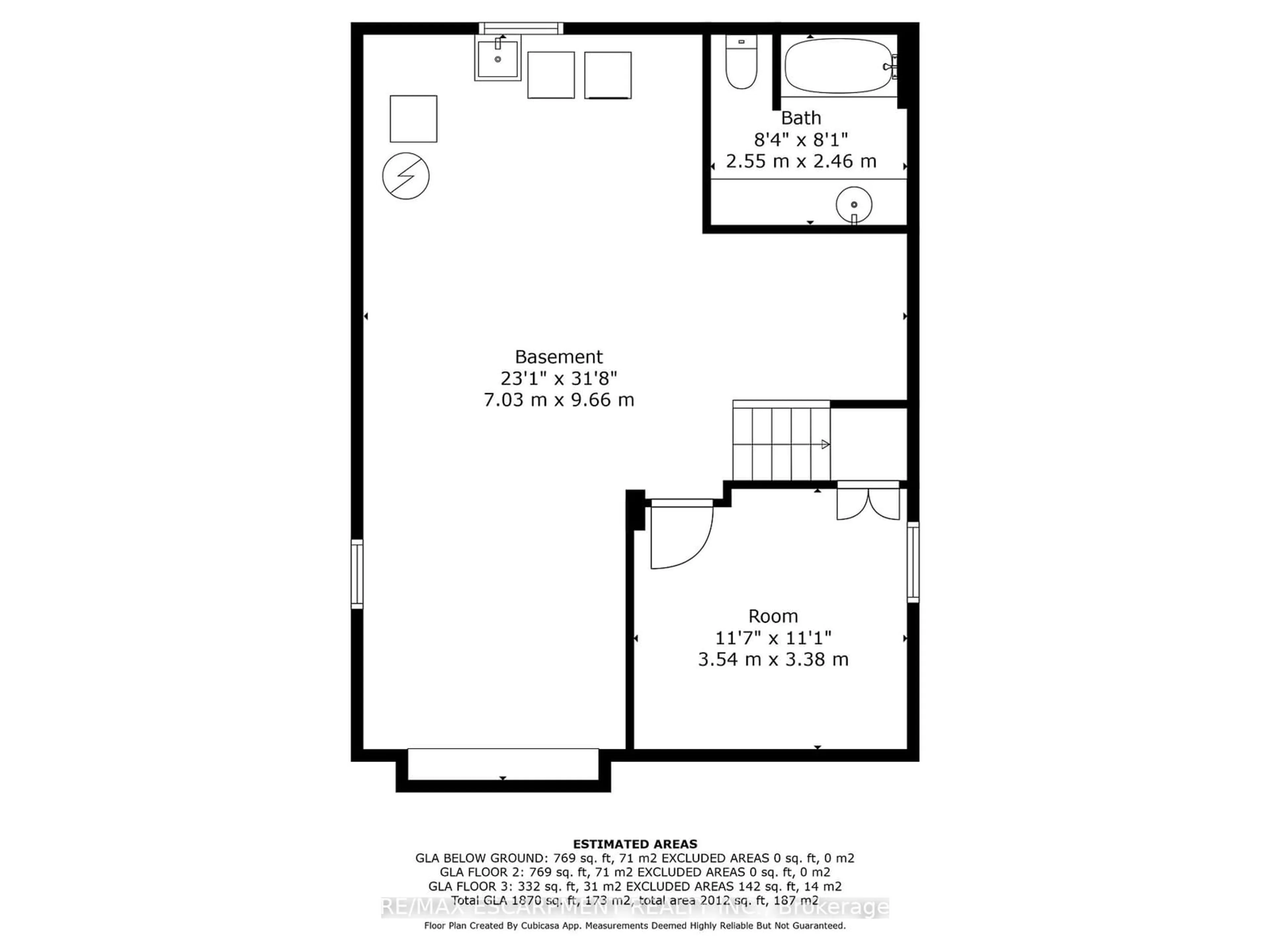 Floor plan for 131 East 42nd St, Hamilton Ontario L8T 3A2