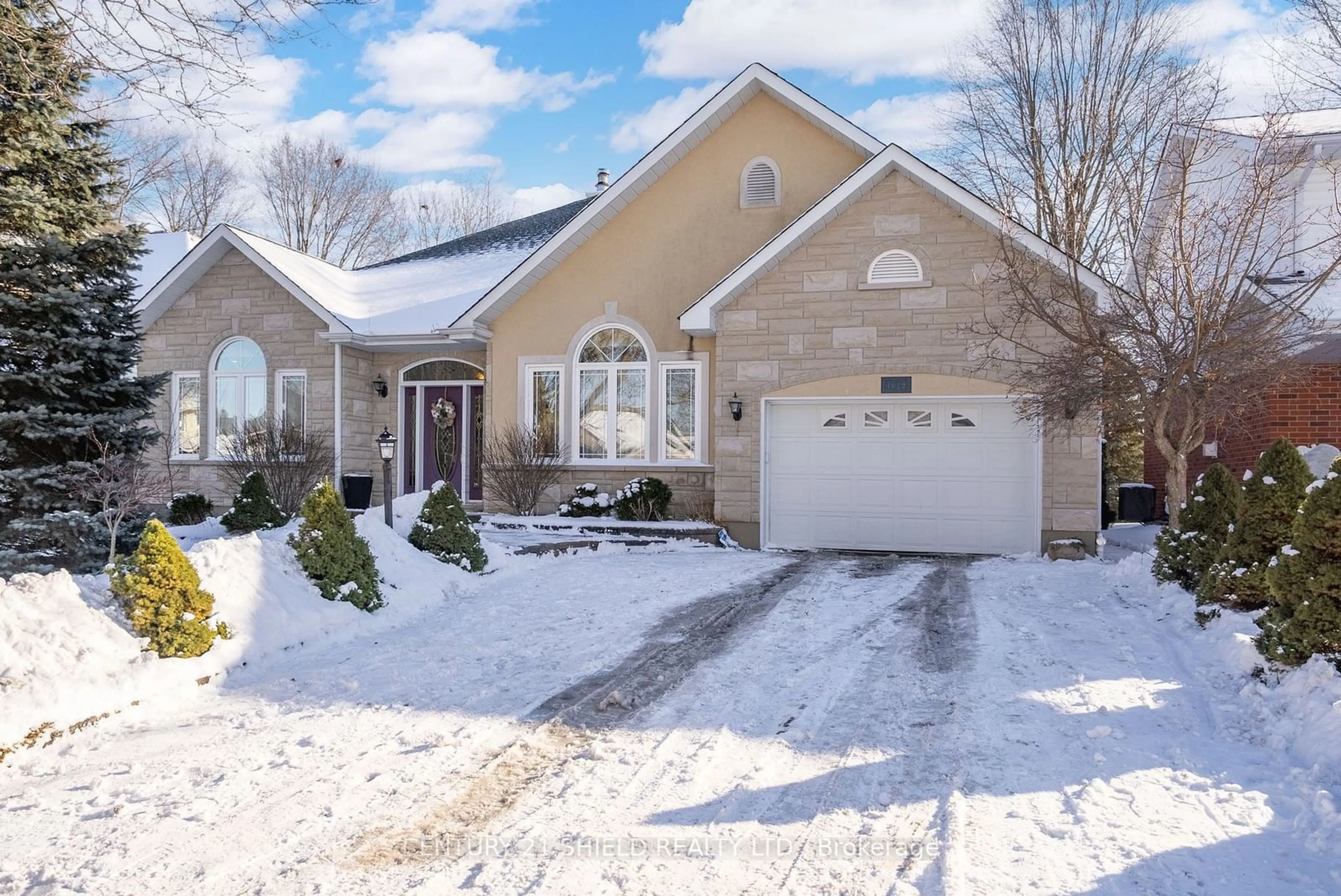 Home with brick exterior material, street for 1612 Sugar Stick Dr, Cornwall Ontario K6J 5V2