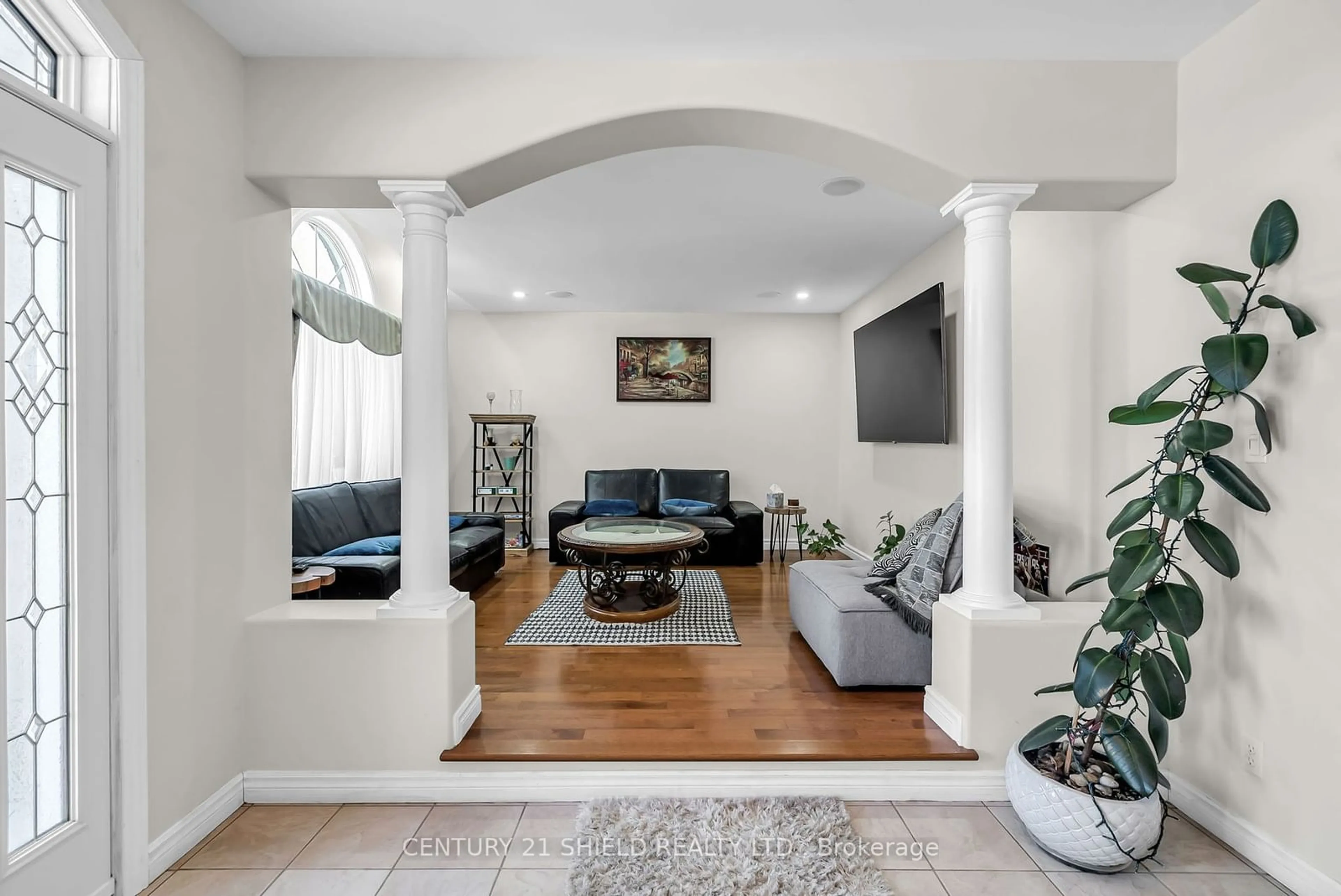 Living room with furniture, ceramic/tile floor for 1612 Sugar Stick Dr, Cornwall Ontario K6J 5V2