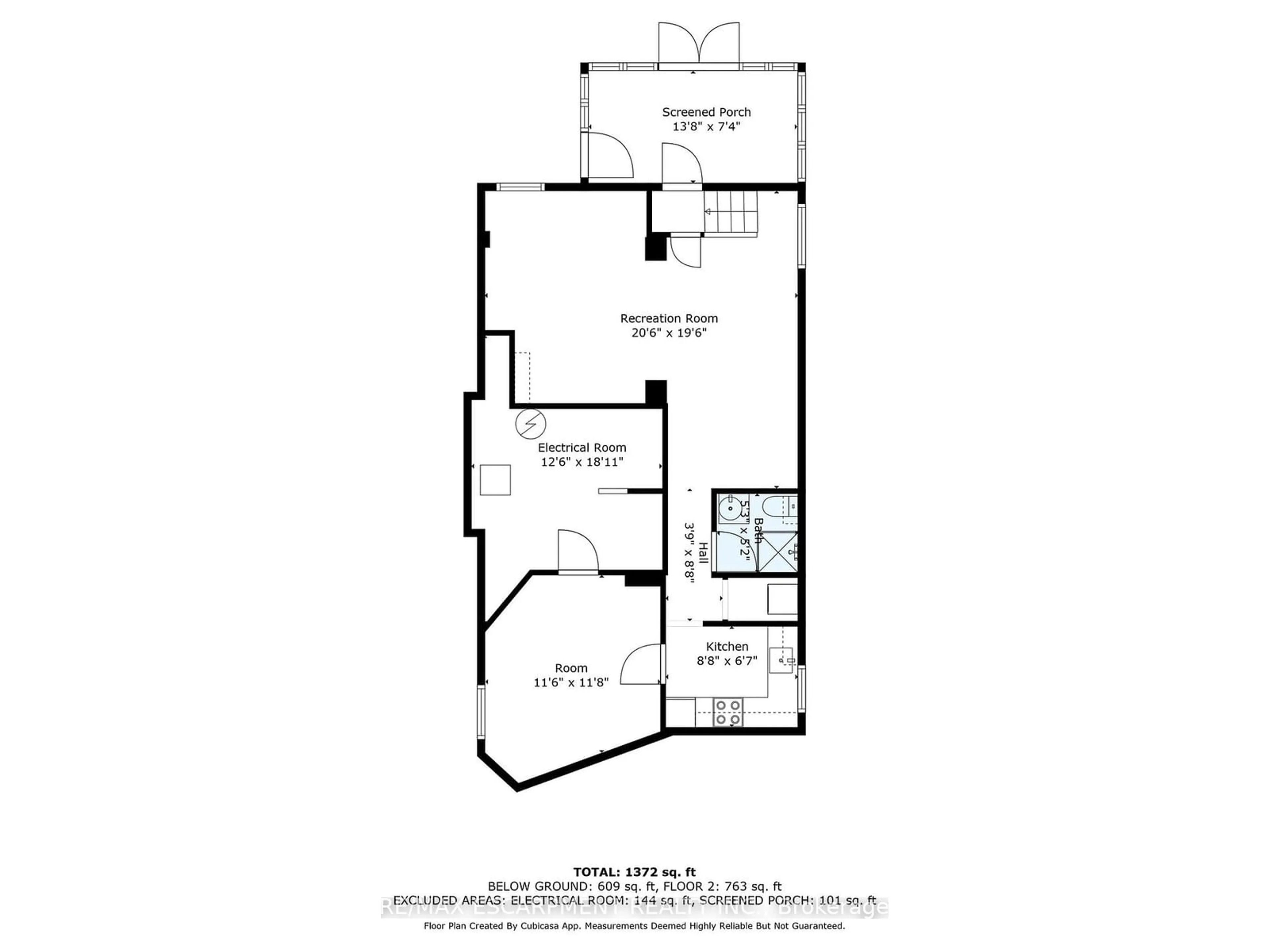 Floor plan for 4 Edgevale Rd, Hamilton Ontario L8S 3P2