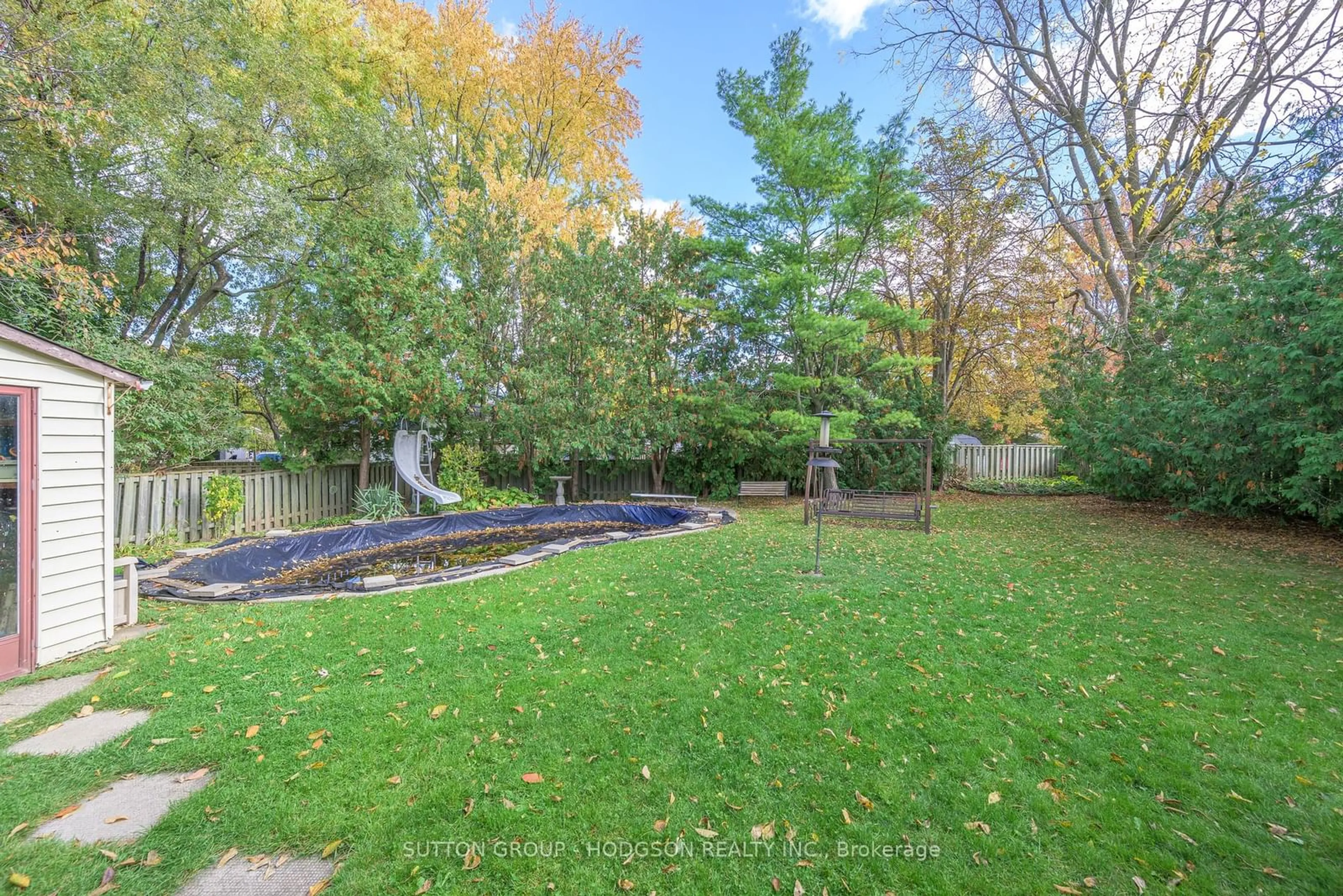 Patio, forest/trees view for 109 Antrim Cres, London Ontario N6E 1G9