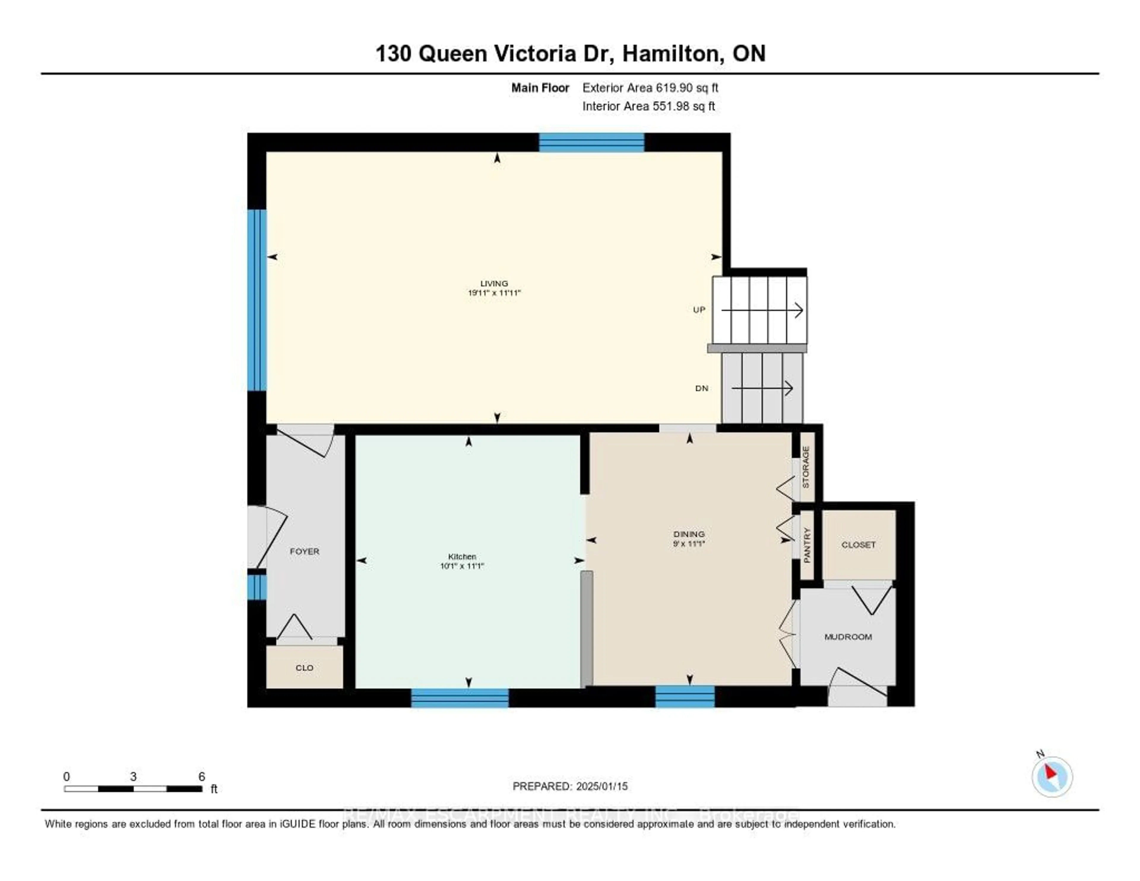 Floor plan for 130 Queen Victoria Dr, Hamilton Ontario L8W 1G2