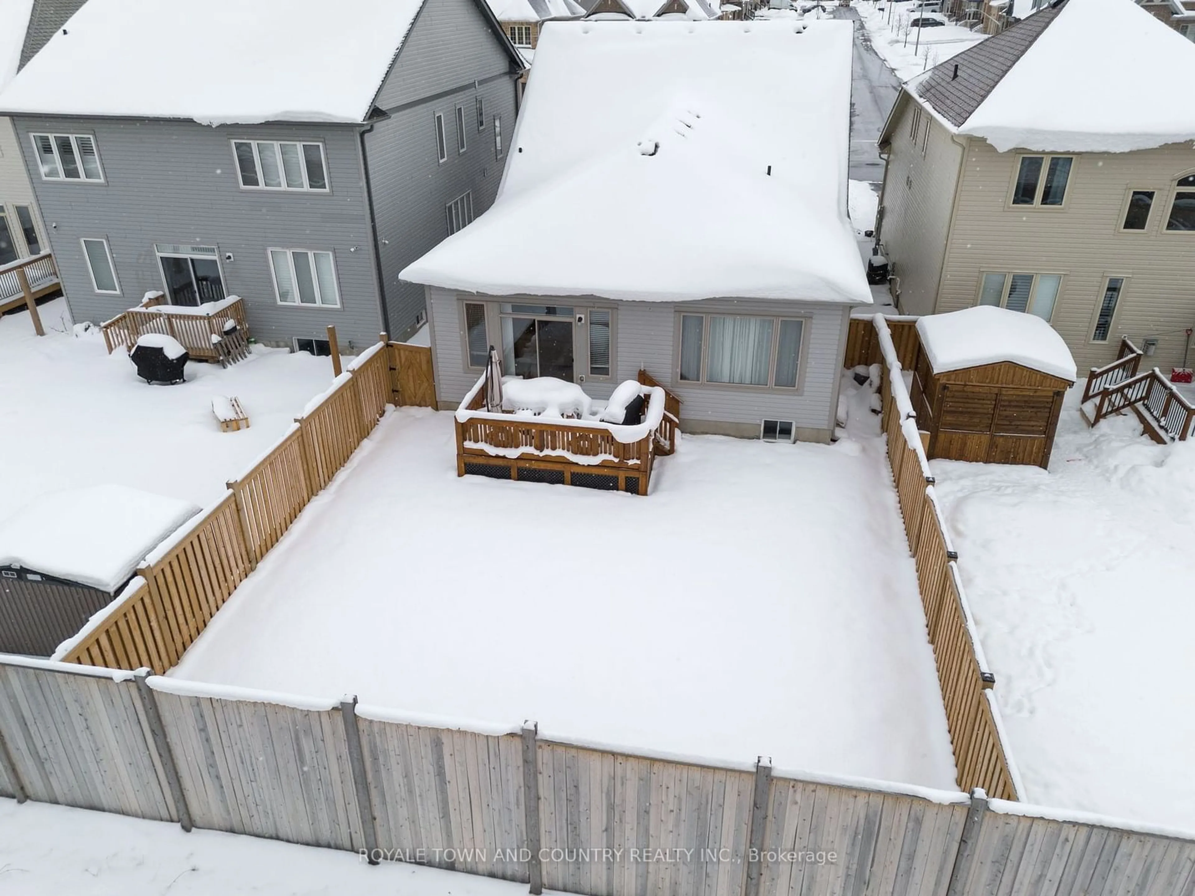 A pic from outside/outdoor area/front of a property/back of a property/a pic from drone, street for 14 Hennessey Cres, Kawartha Lakes Ontario K9V 0P2